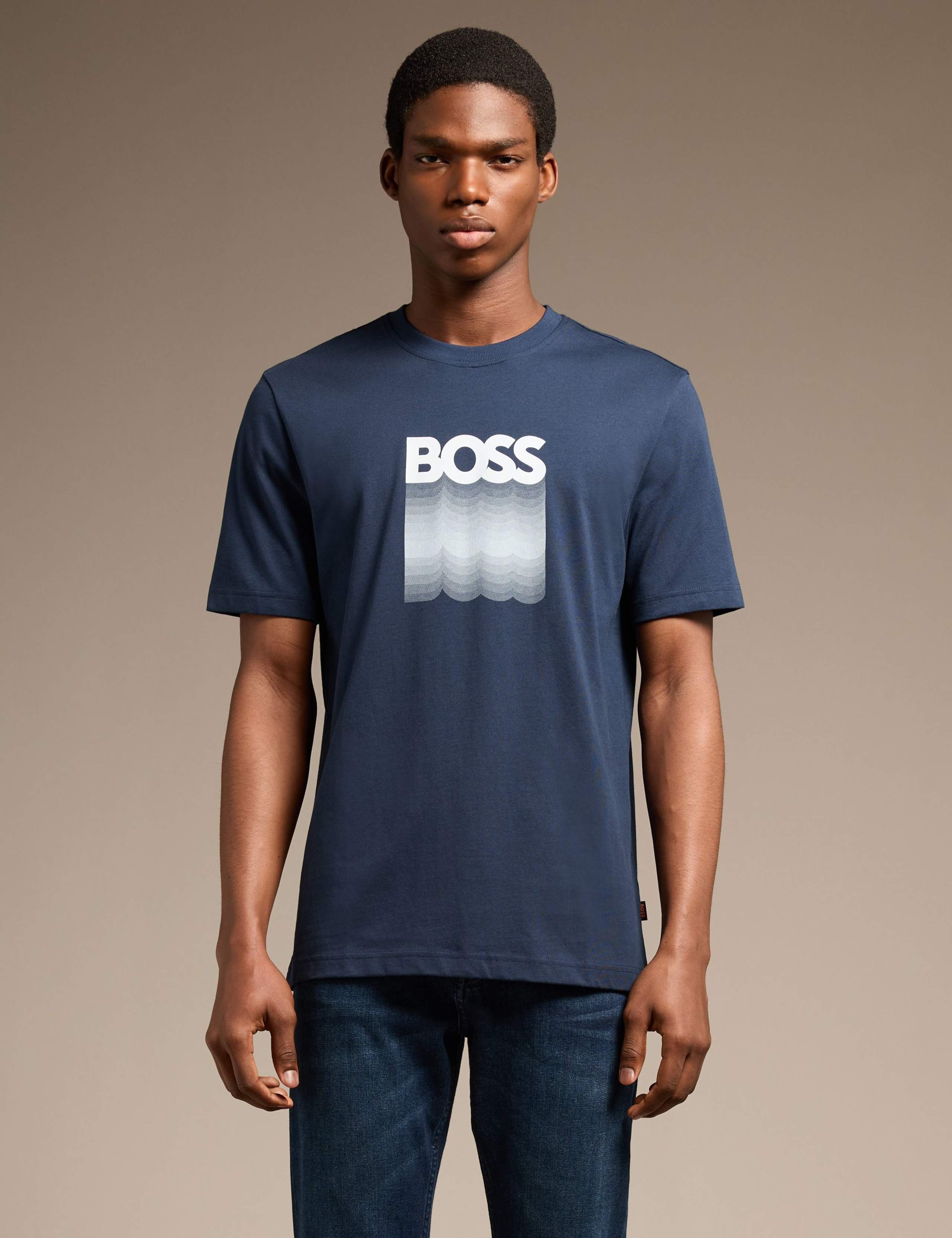 Te Insigna Pure Cotton Logo T-Shirt 1 of 7