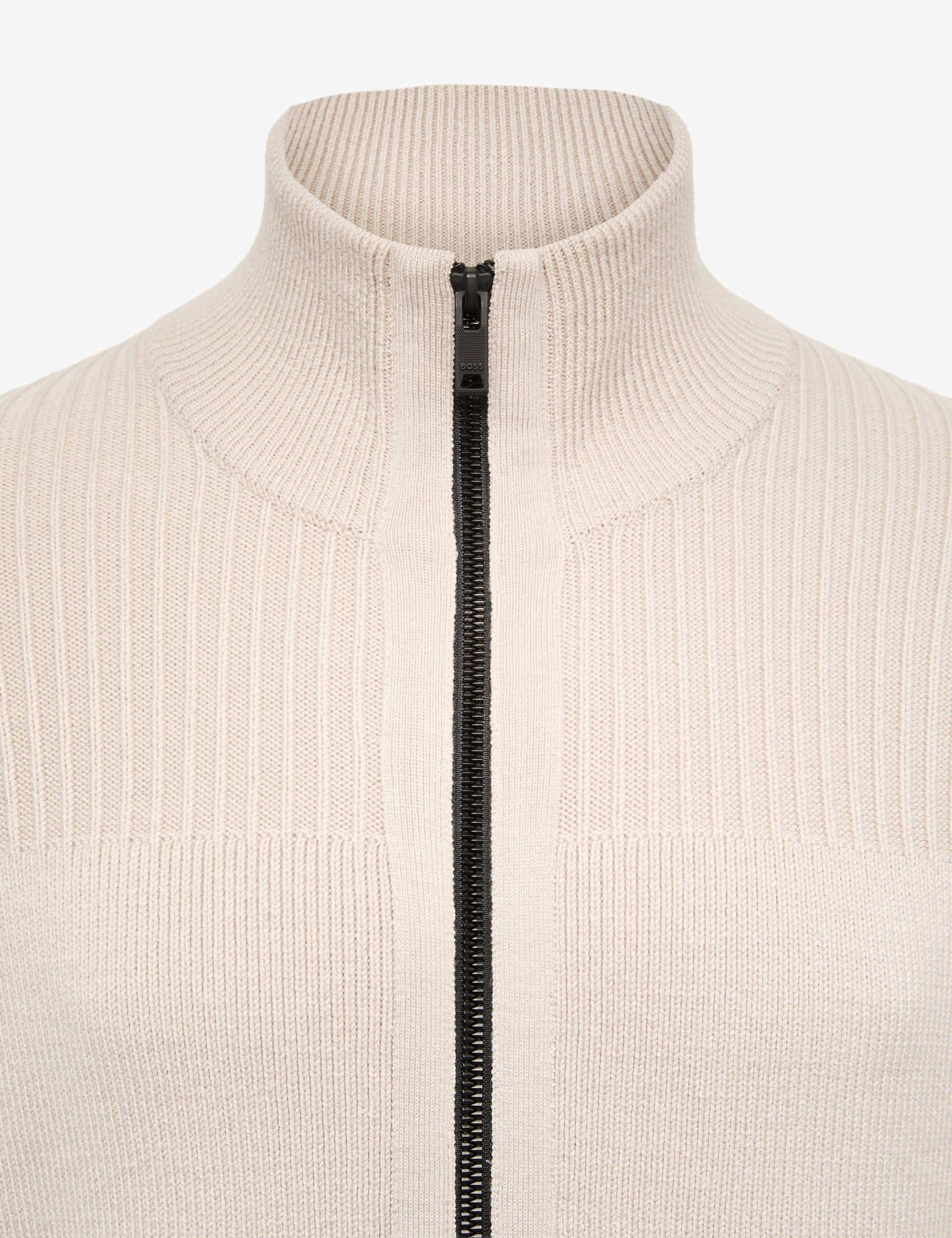 Wool Blend Funnel Neck Zip Up Jumper 2 of 3