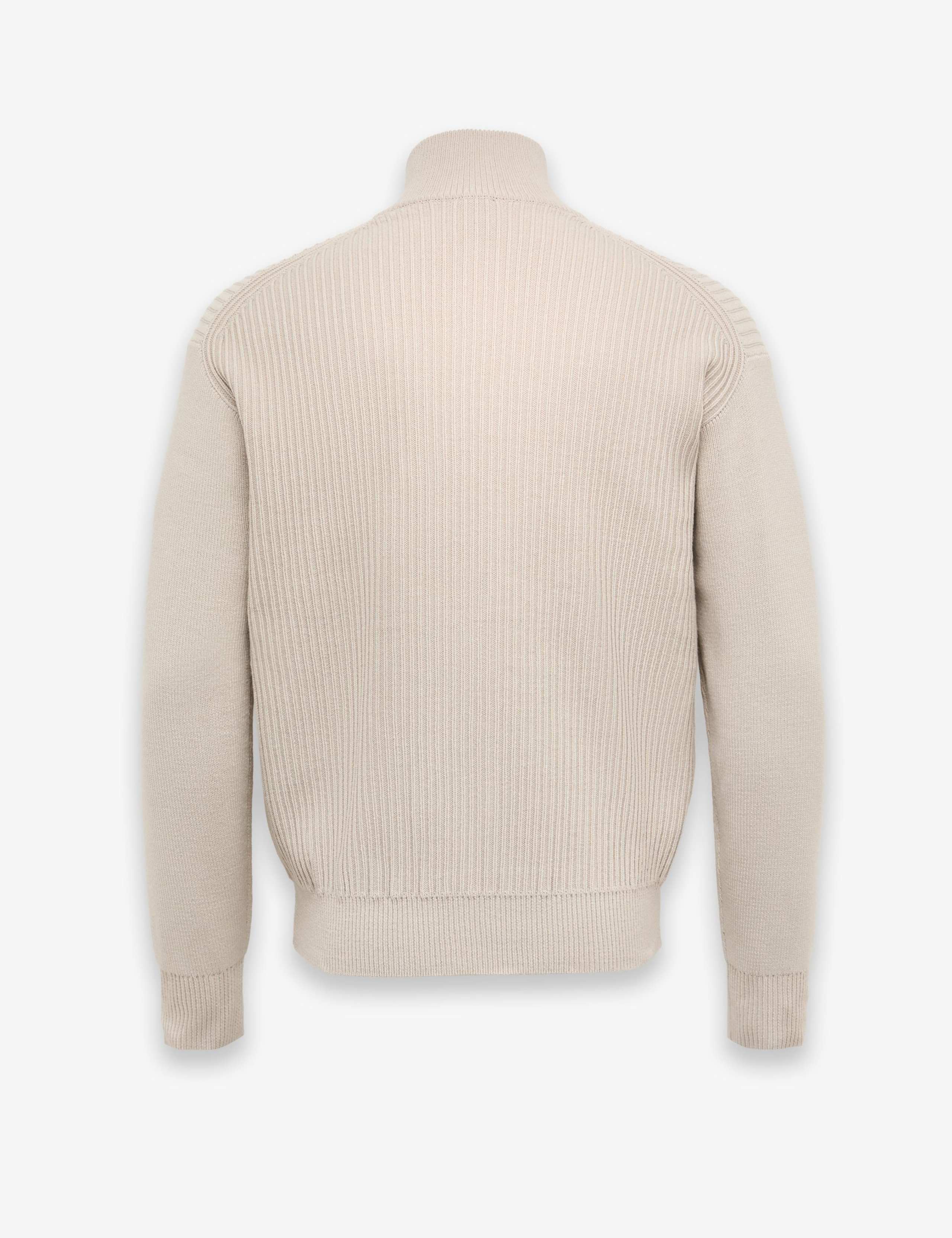 Kratalo Wool Blend Funnel Neck Zip Up Jumper 3 of 3