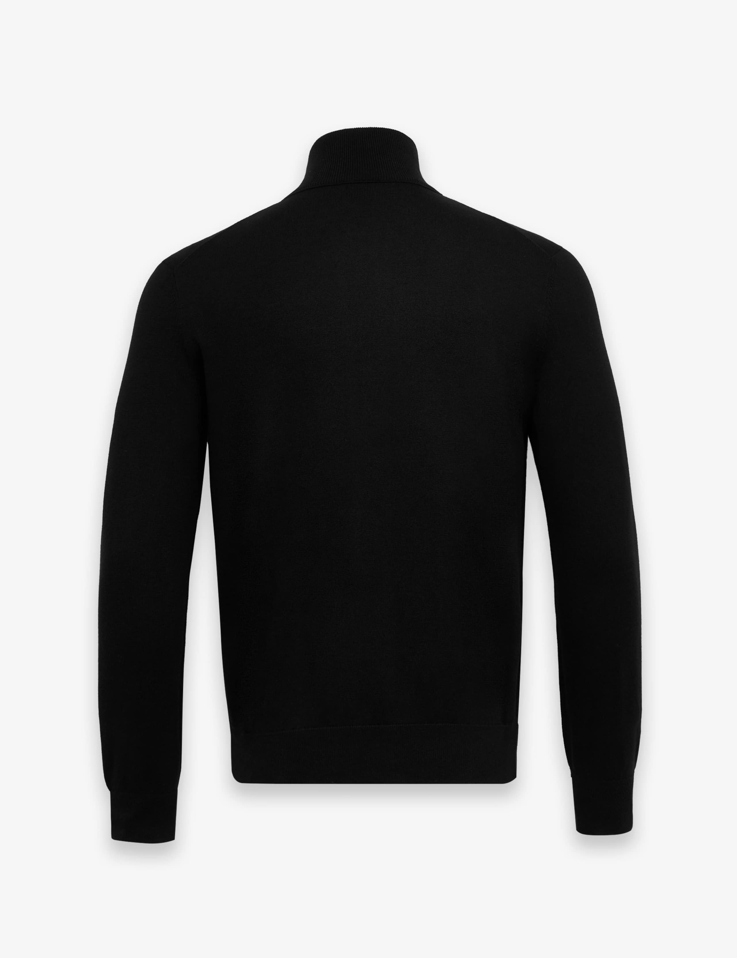 Kanozip Cotton Rich Funnel Neck Zip Up Jumper 2 of 3
