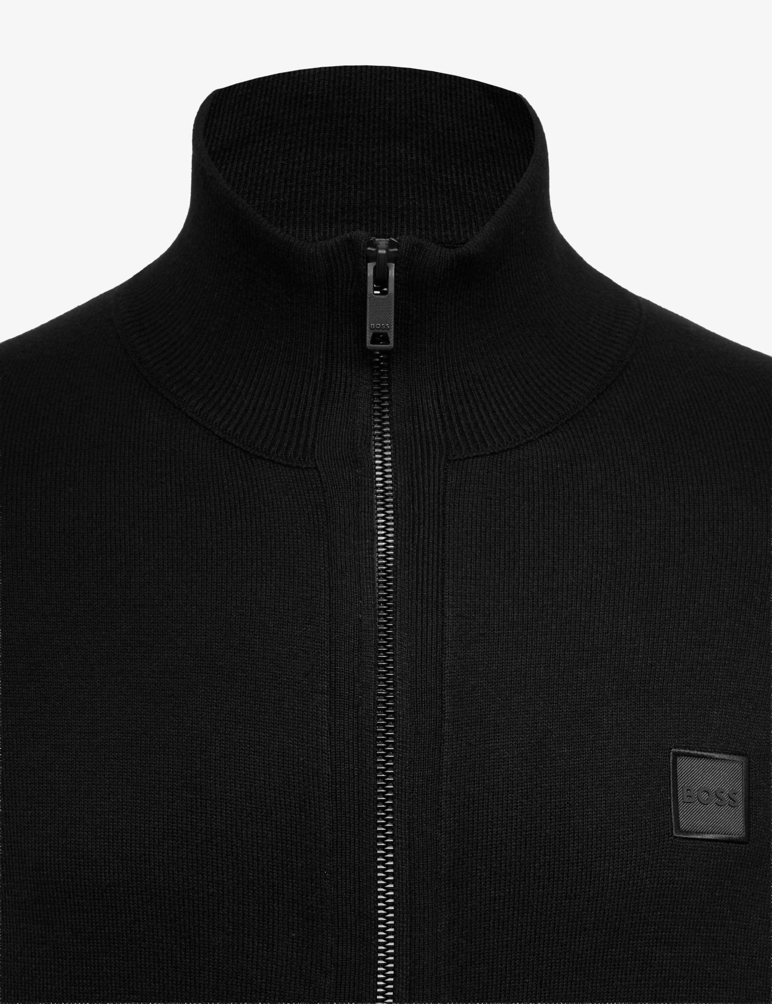 Cotton Rich Funnel Neck Zip Up Jumper 3 of 3