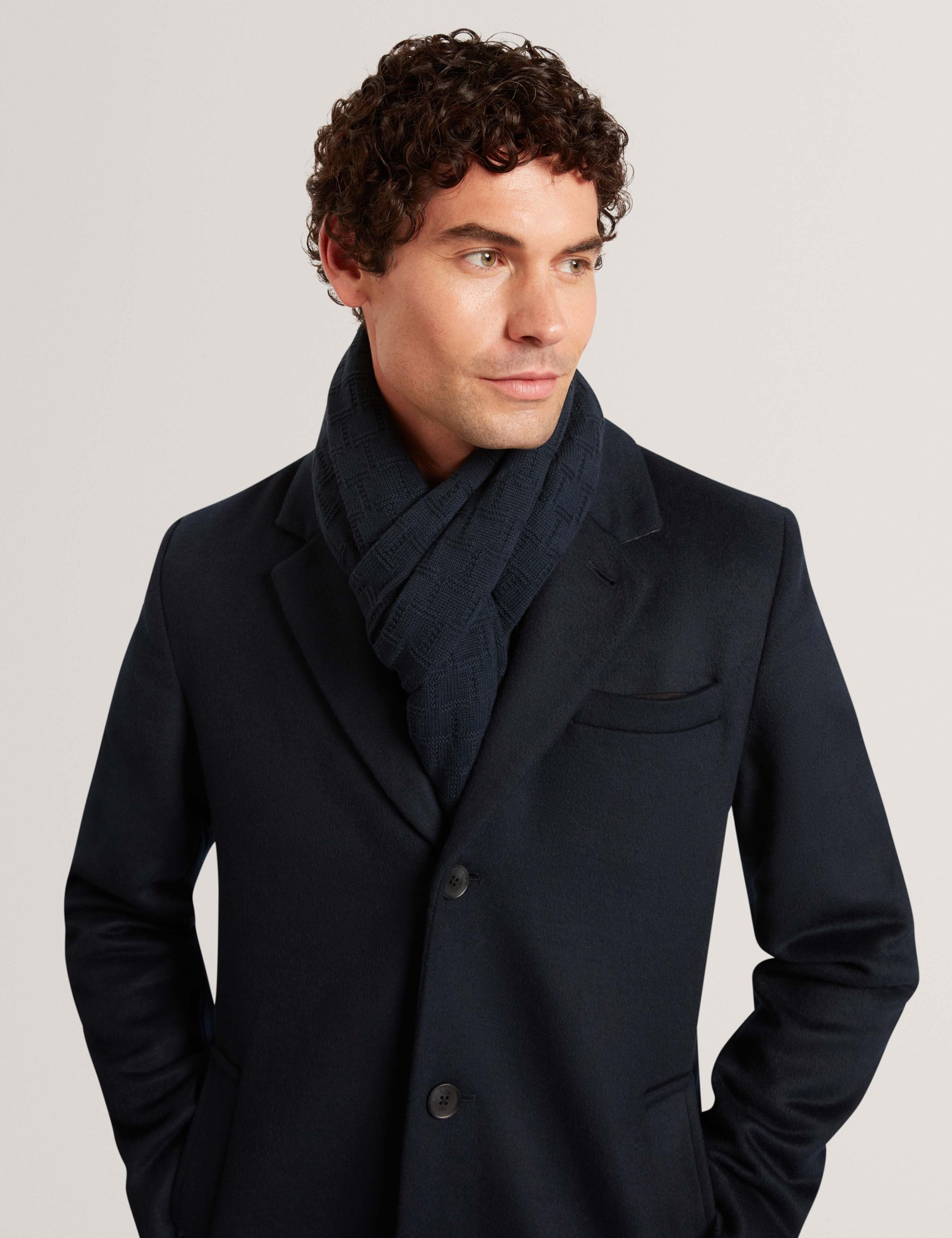 Cotton Rich Knitted Scarf 2 of 4