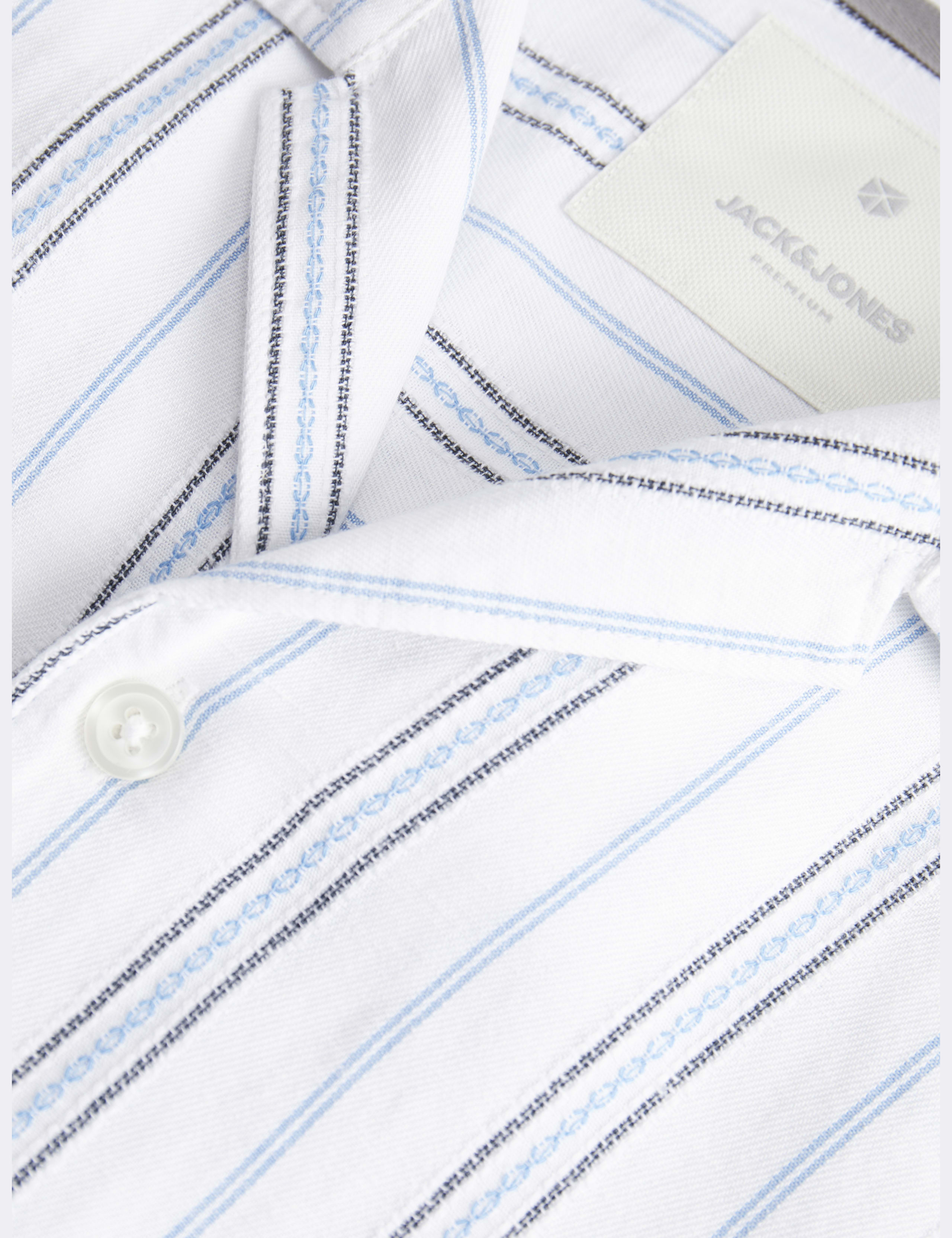 Relaxed Fit Cotton Rich Striped Shirt 3 of 3