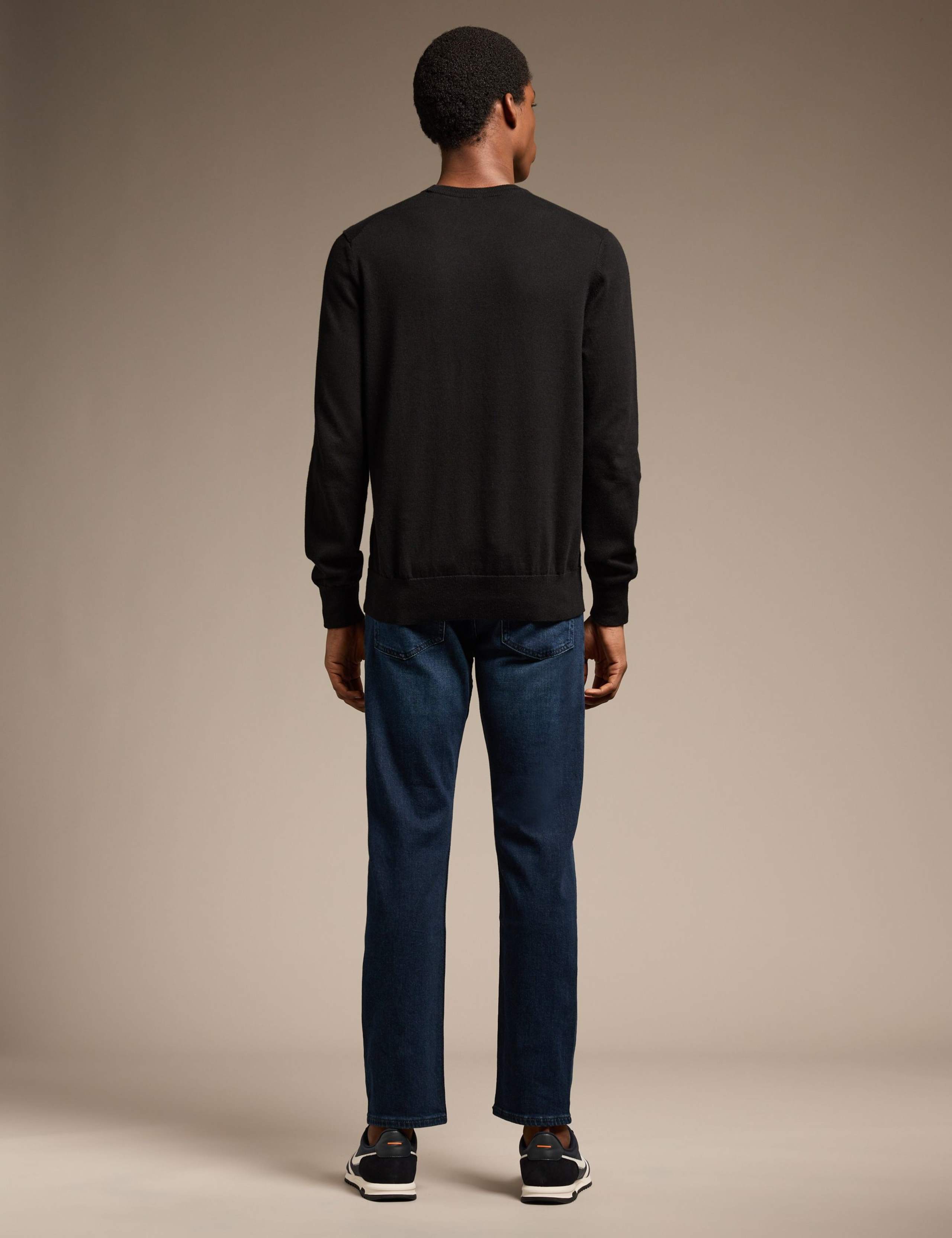 Cotton Rich Crew Neck Jumper with Cashmere 6 of 7