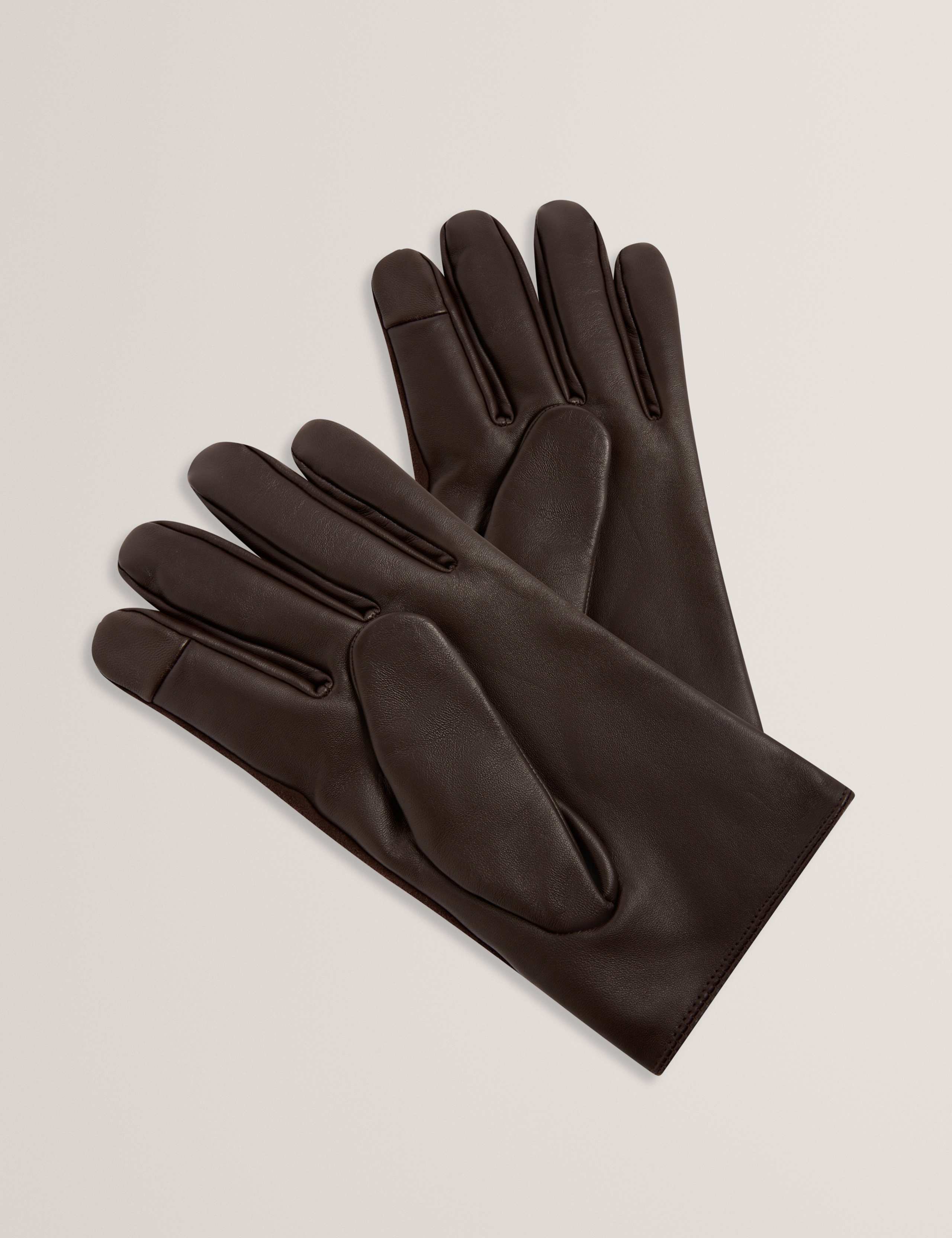 Suede & Leather Gloves 2 of 3