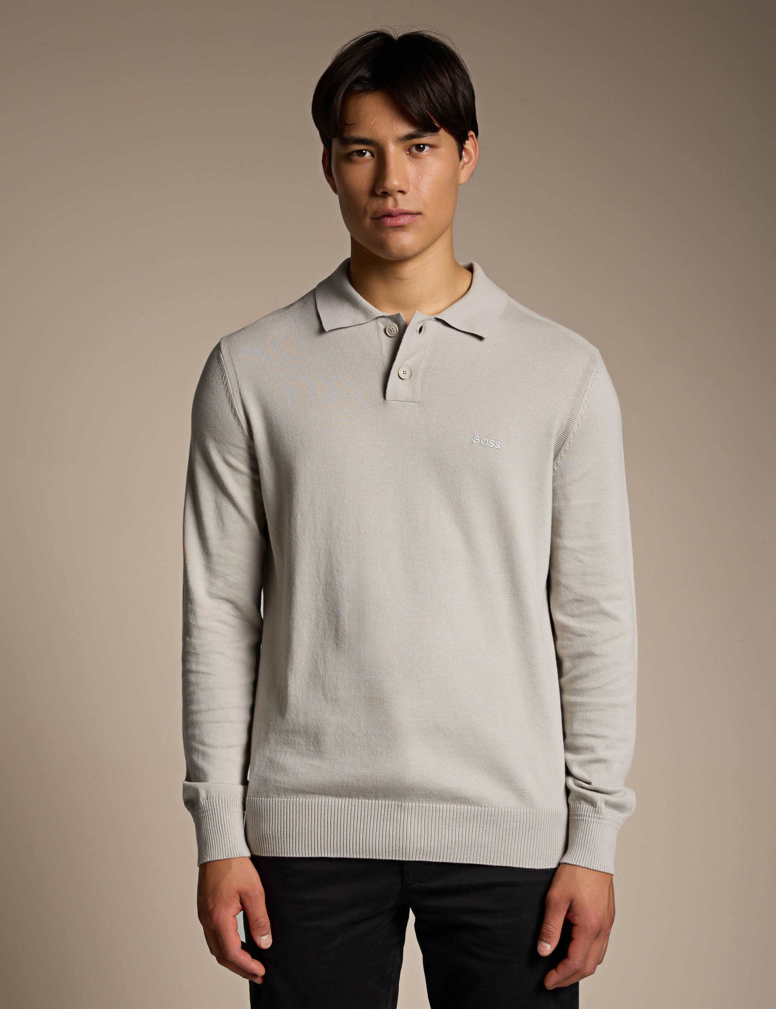Asac_PL Cotton Rich Textured Polo Shirt 1 of 4