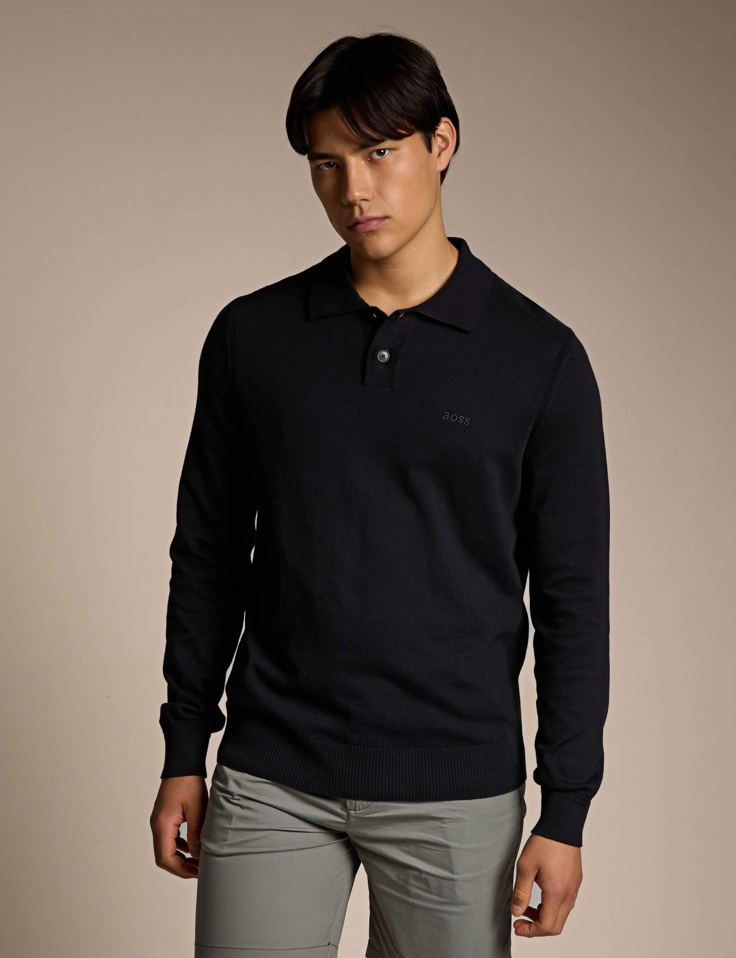 Asac_PL Cotton Rich Textured Polo Shirt 1 of 4