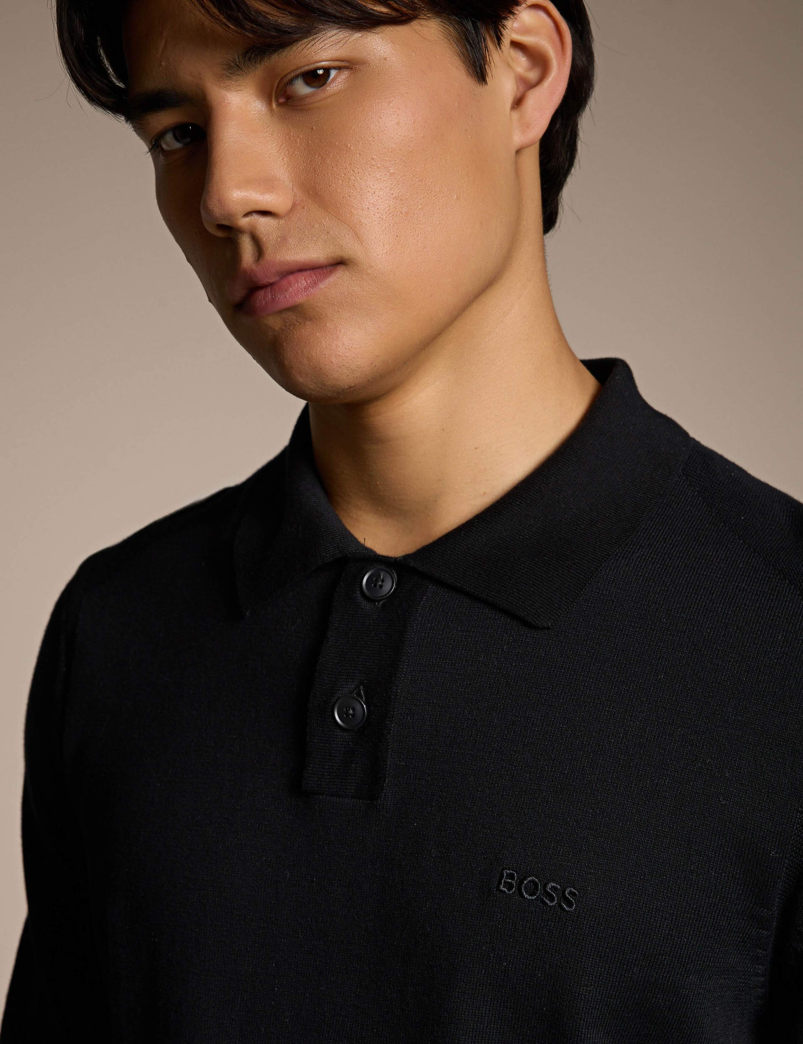 Asac_PL Cotton Rich Textured Polo Shirt 4 of 4