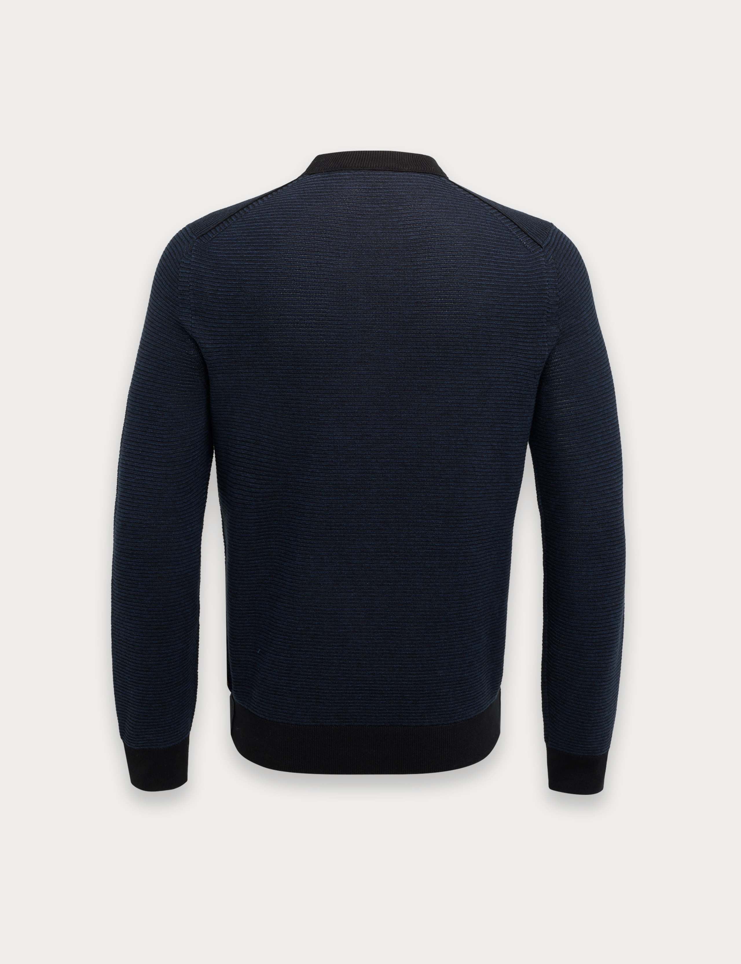 Cotton Rich Textured Crew Neck Jumper 2 of 3