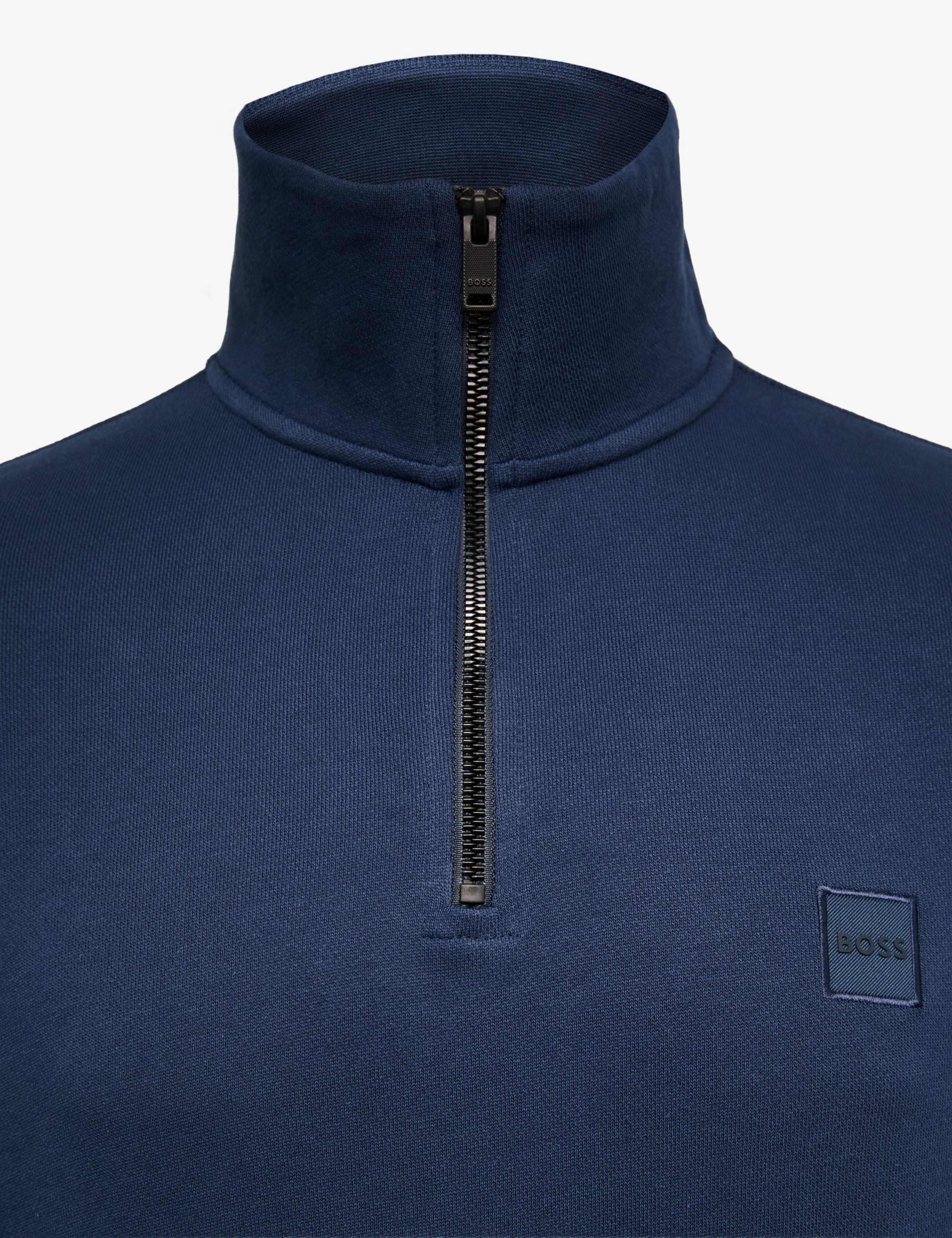 Pure Cotton Funnel Neck Half Zip Sweatshirt 2 of 3