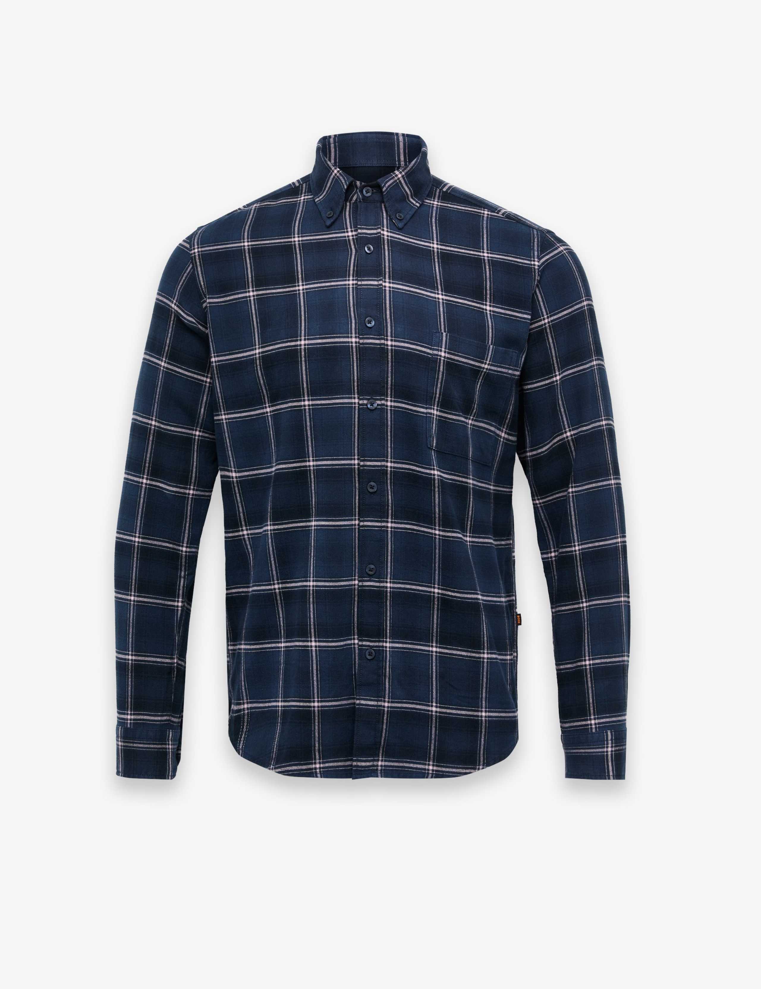 Regular Fit Pure Cotton Checked Flannel 1 of 3