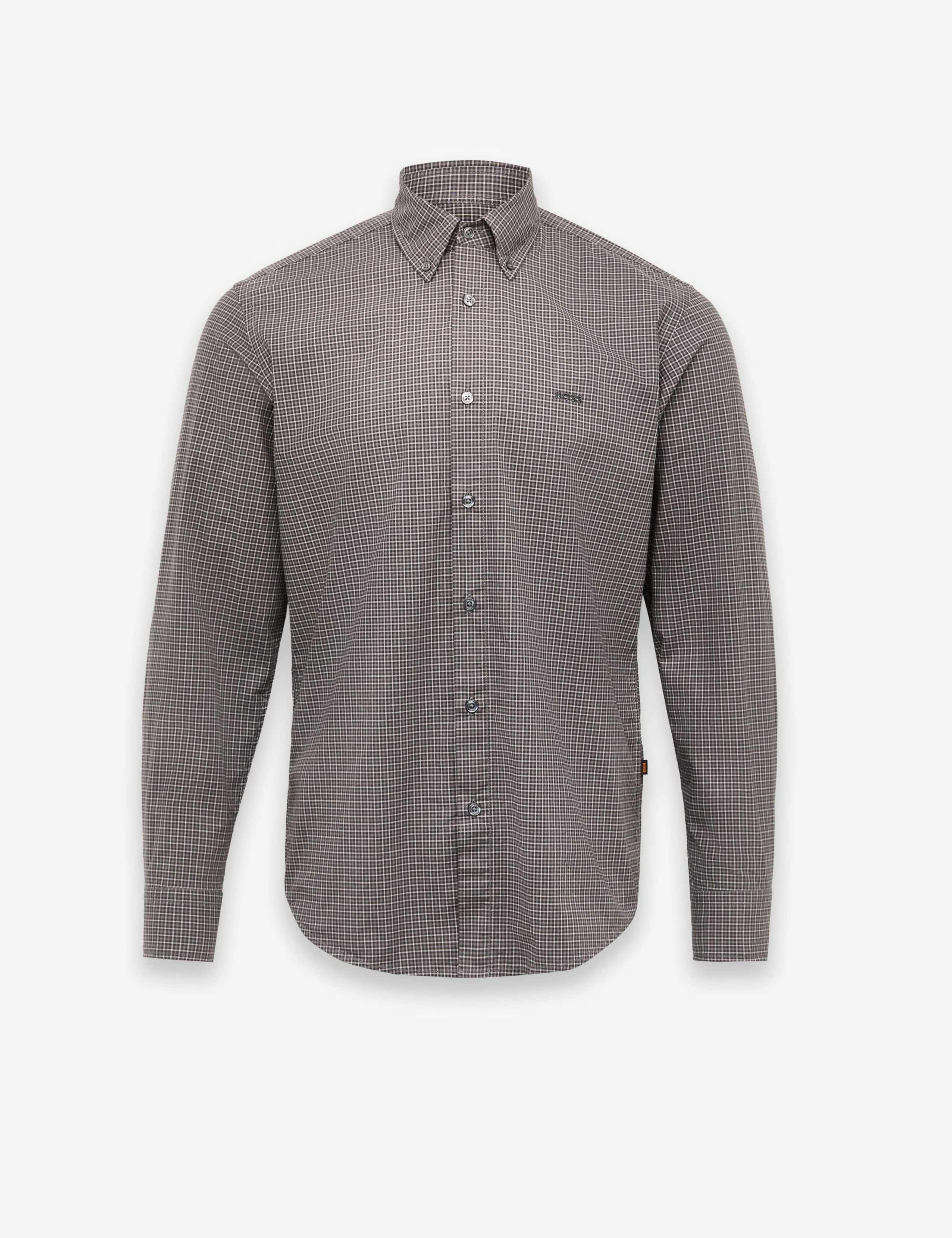 Ricoplus Regular Fit Cotton Rich Checked Oxford Shirt 1 of 3