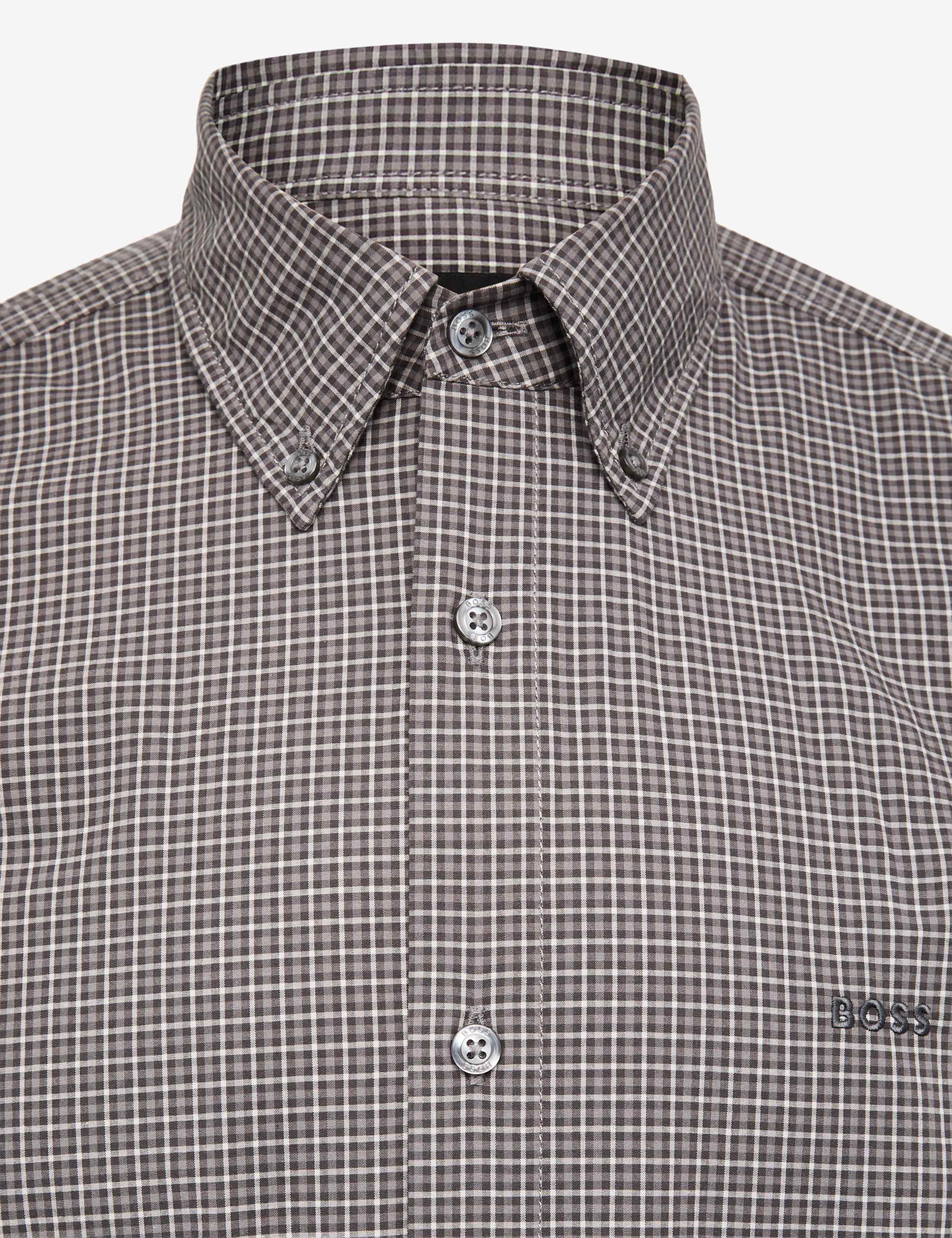 Ricoplus Regular Fit Cotton Rich Checked Oxford Shirt 2 of 3