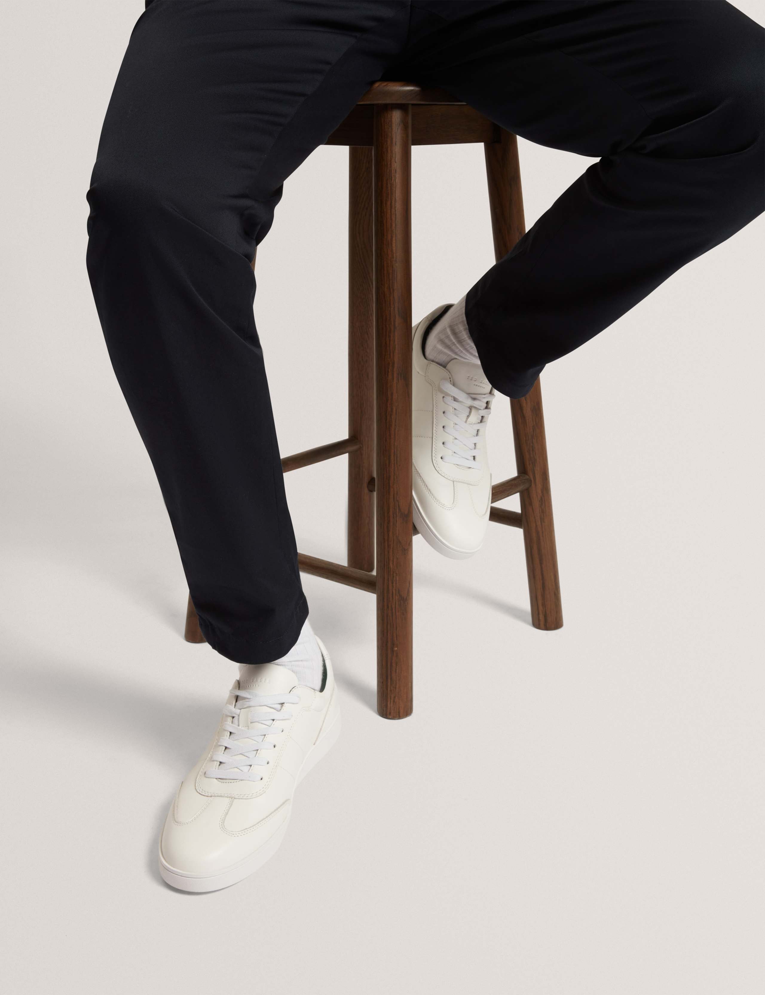 Leather Lace Up Trainers 2 of 5