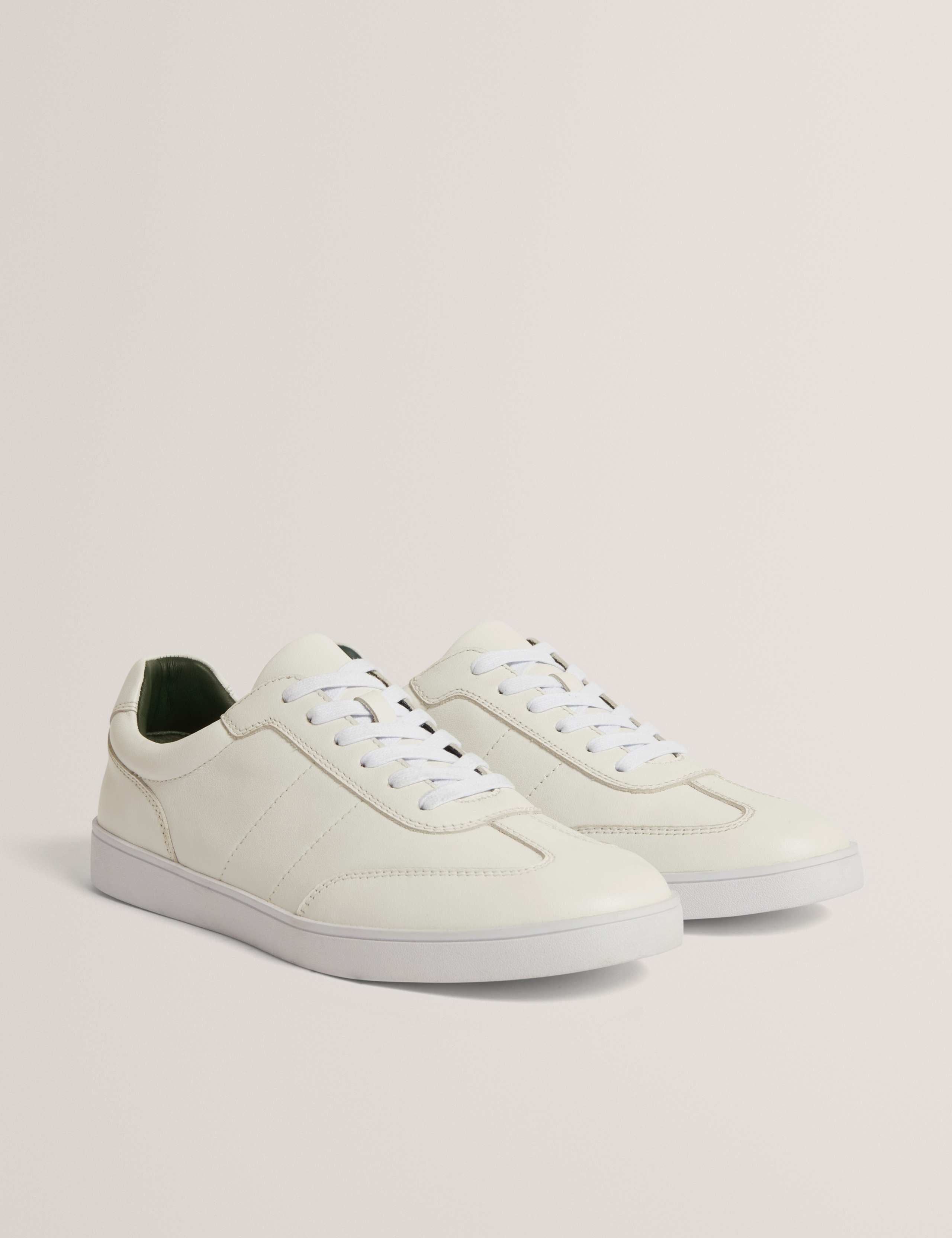 Leather Lace Up Trainers 3 of 5
