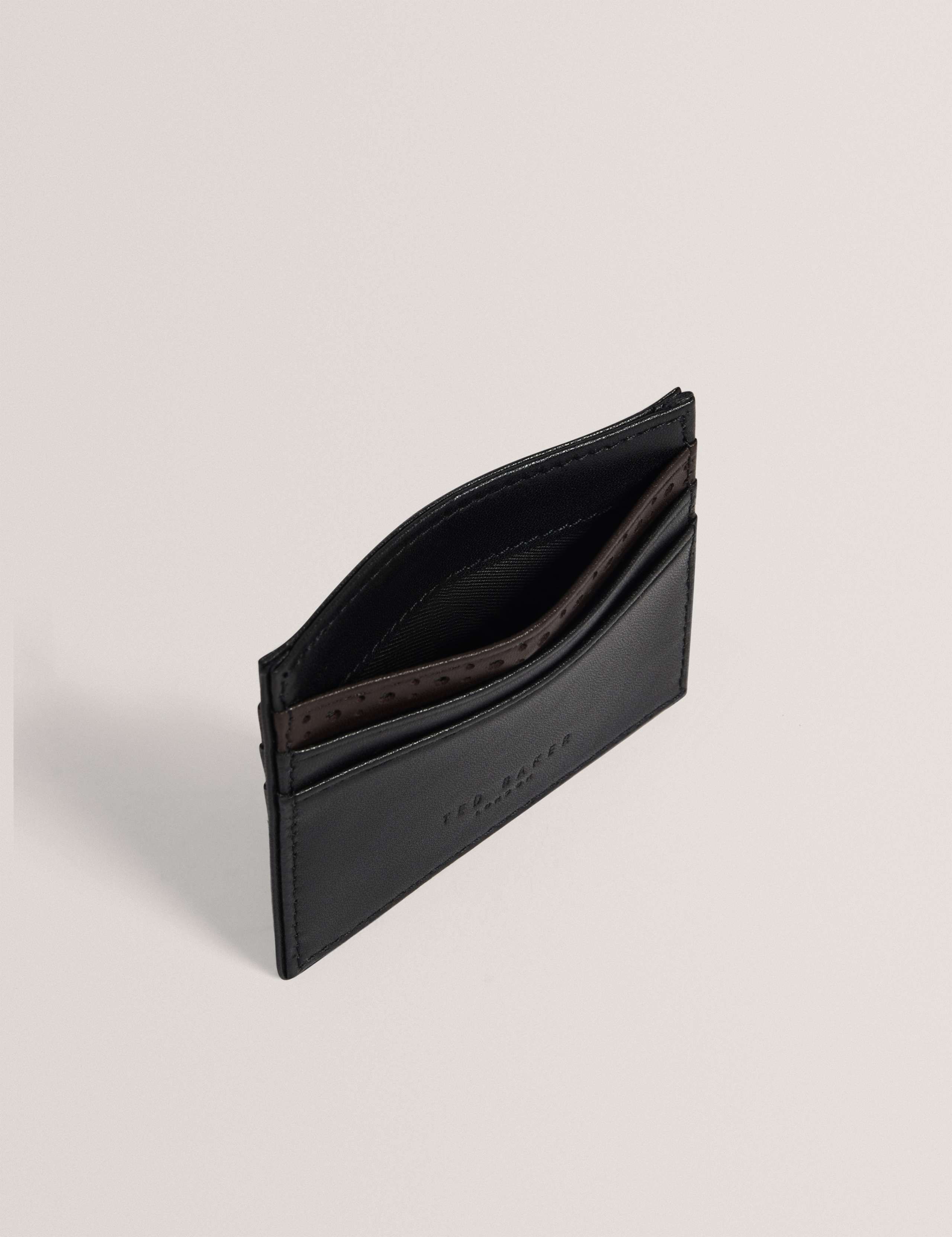 Leather Brogue Detail Card Holder 3 of 4