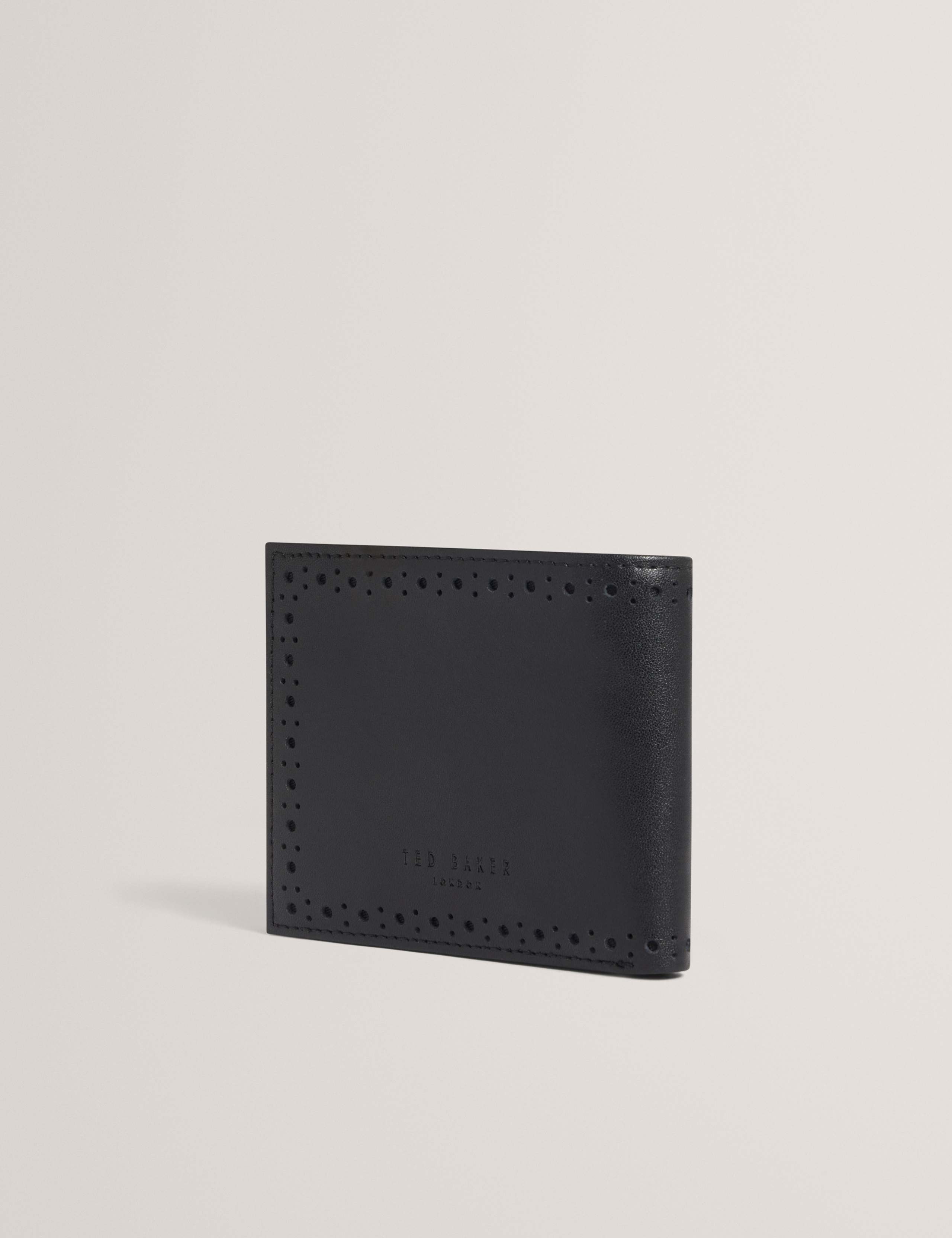 Leather Brogue Detail Wallet 3 of 4