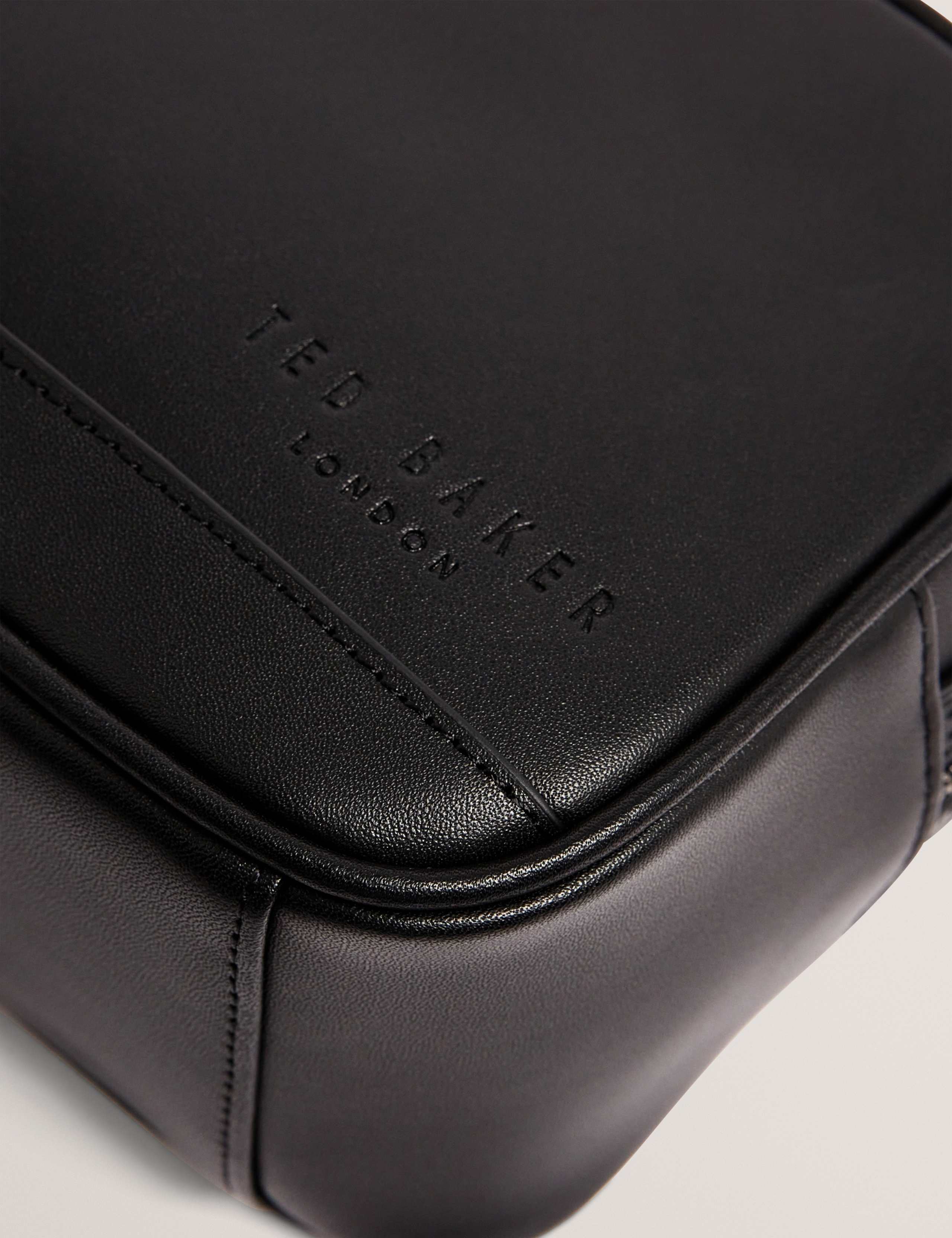 Leather Brogue Detail Washbag 2 of 4