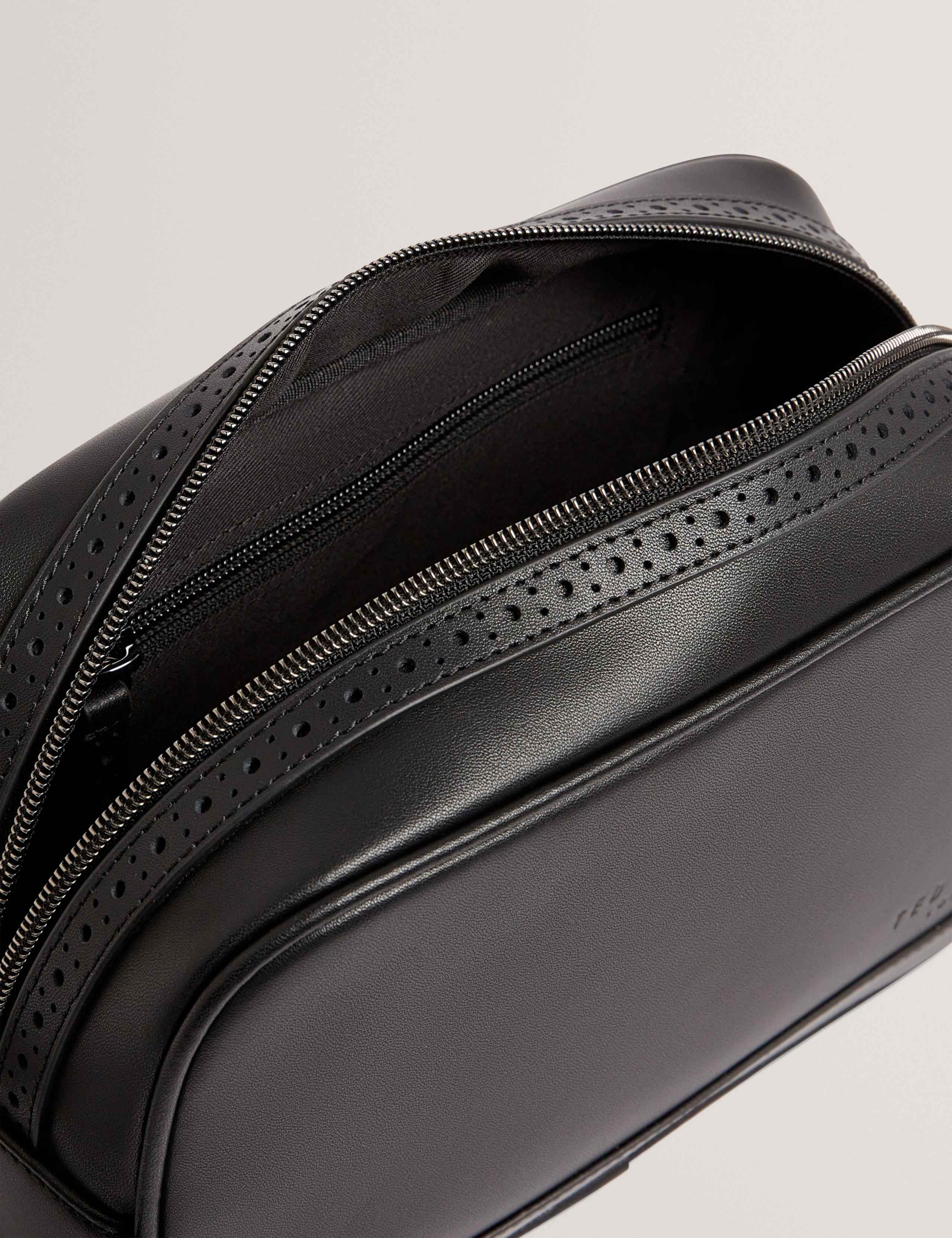 Leather Brogue Detail Washbag 3 of 4