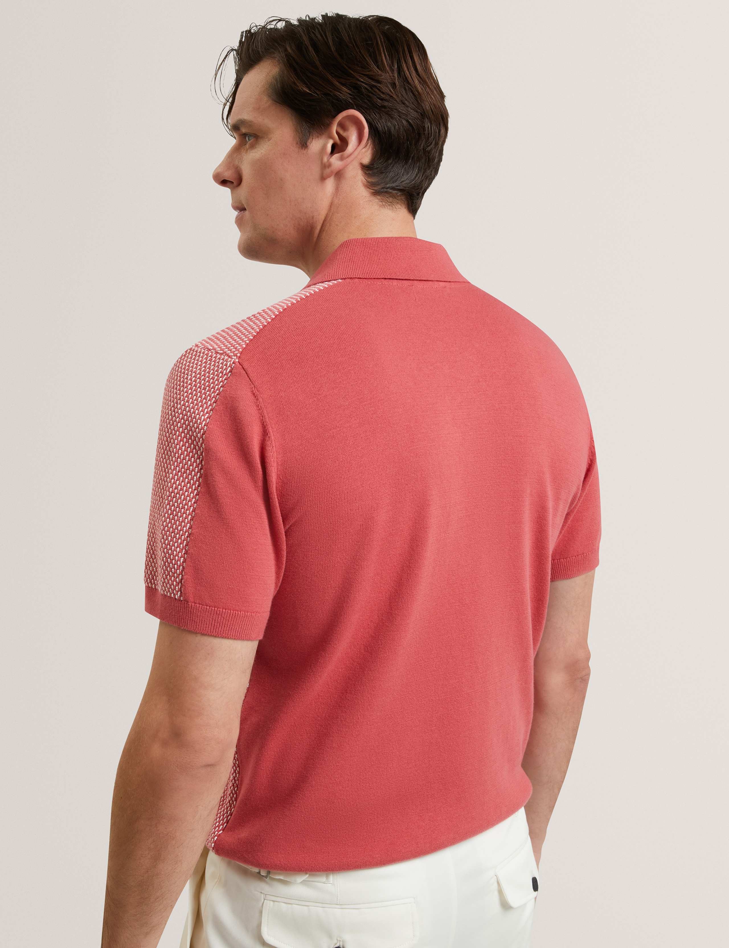 Pure Cotton Noliva Button-through Polo Shirt 4 of 7