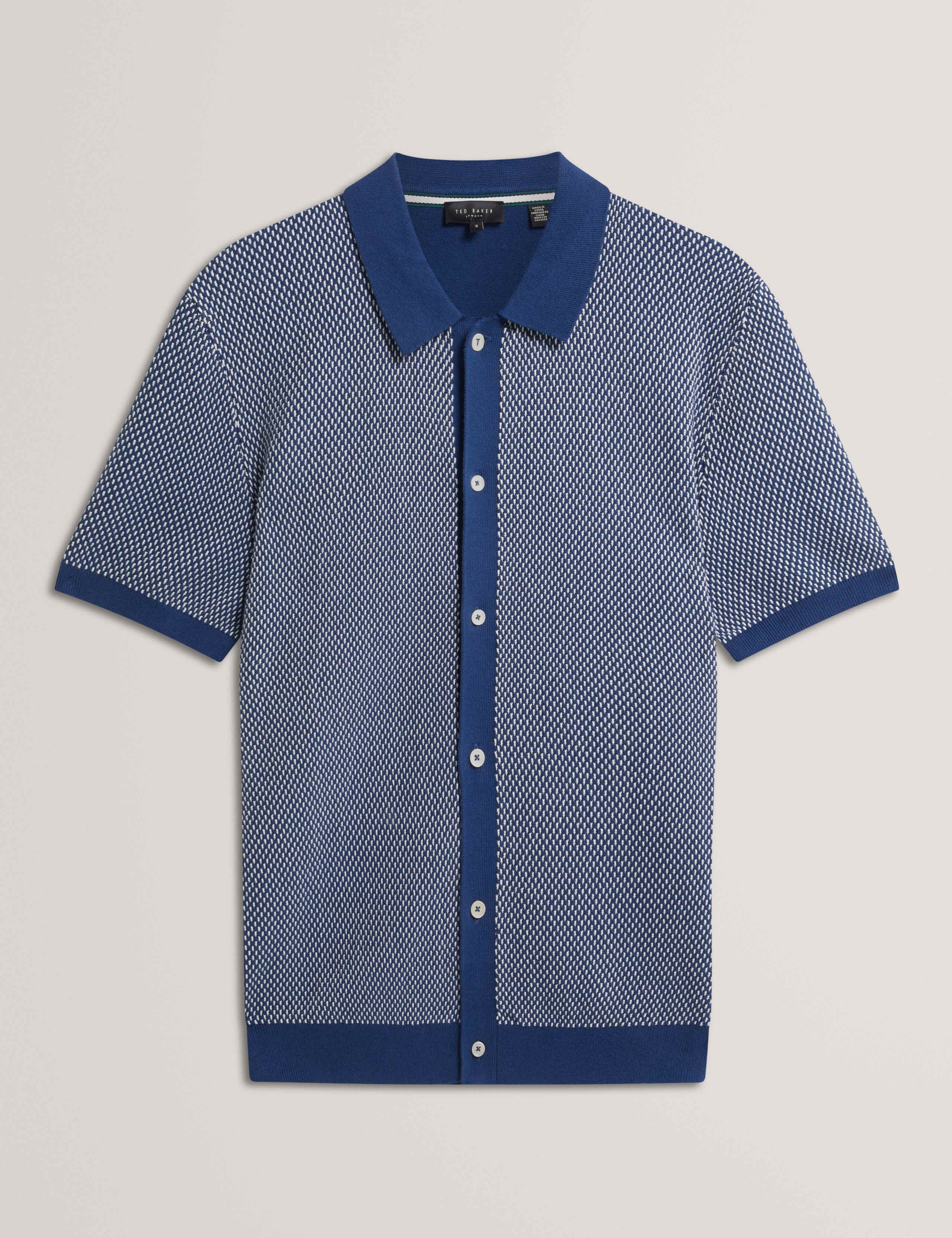 Pure Cotton Noliva Button-through Polo Shirt 6 of 7