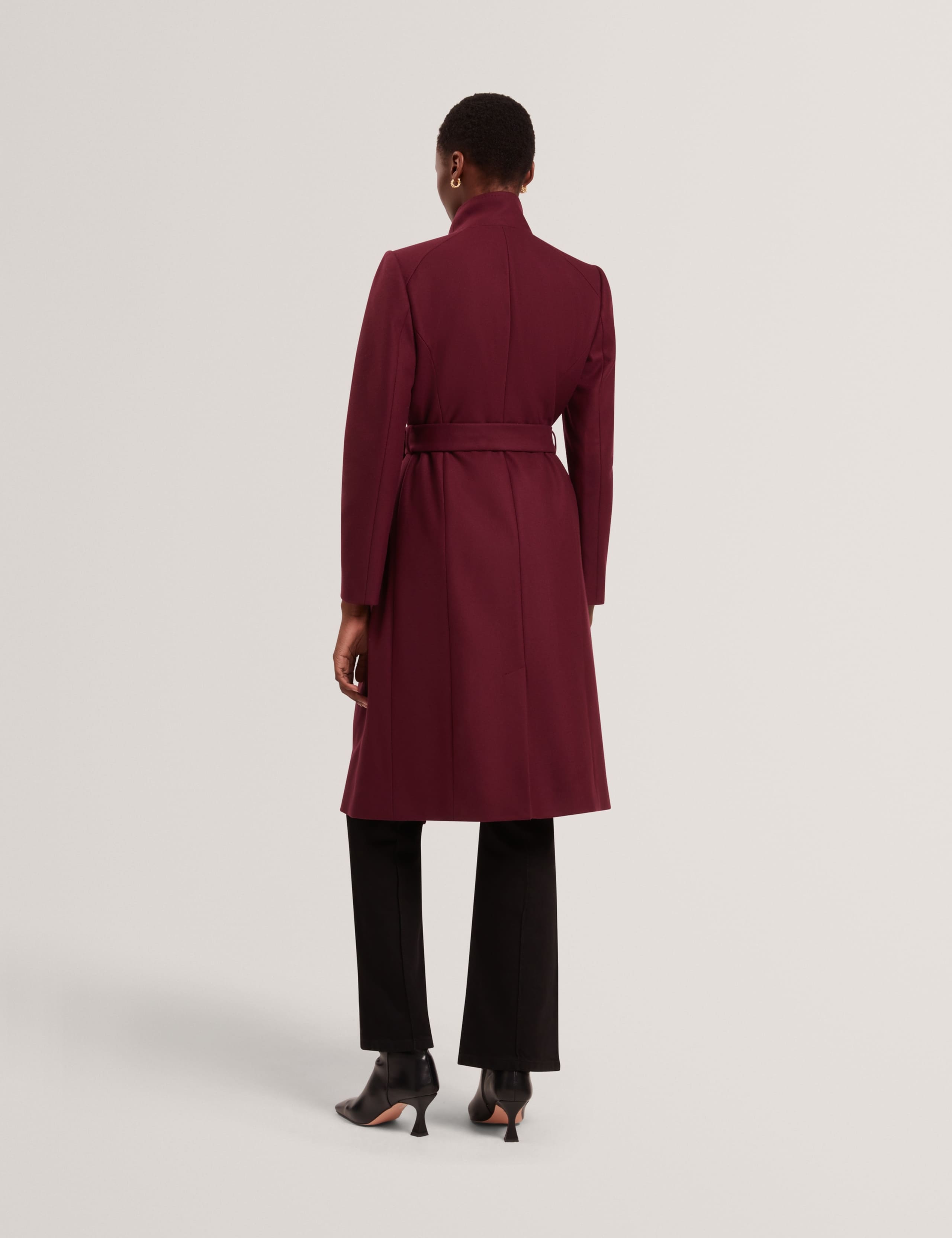 Wool Rich Longline Wrap Coat 6 of 7