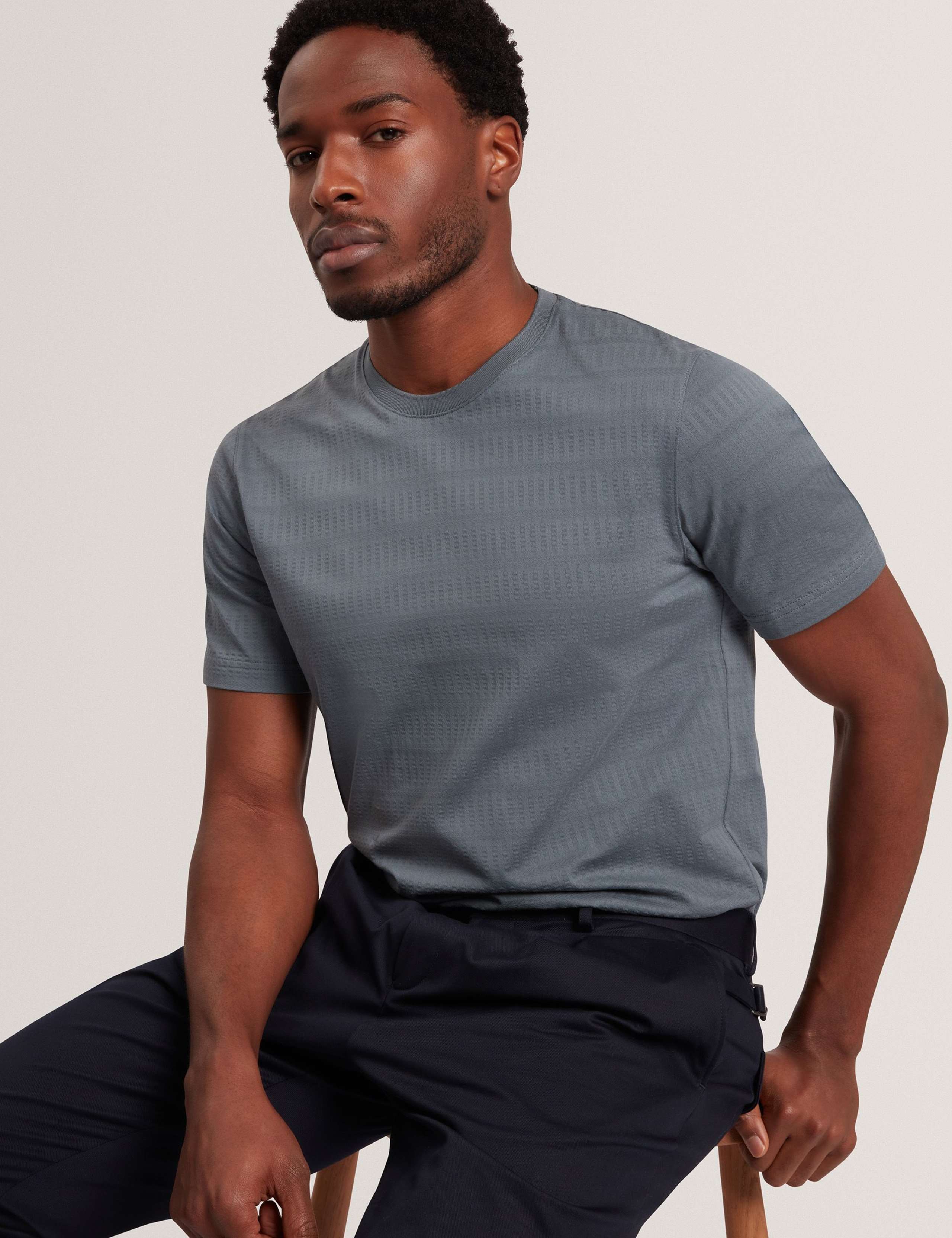 Pure Cotton Xadiel Crew Neck T-Shirt 2 of 7