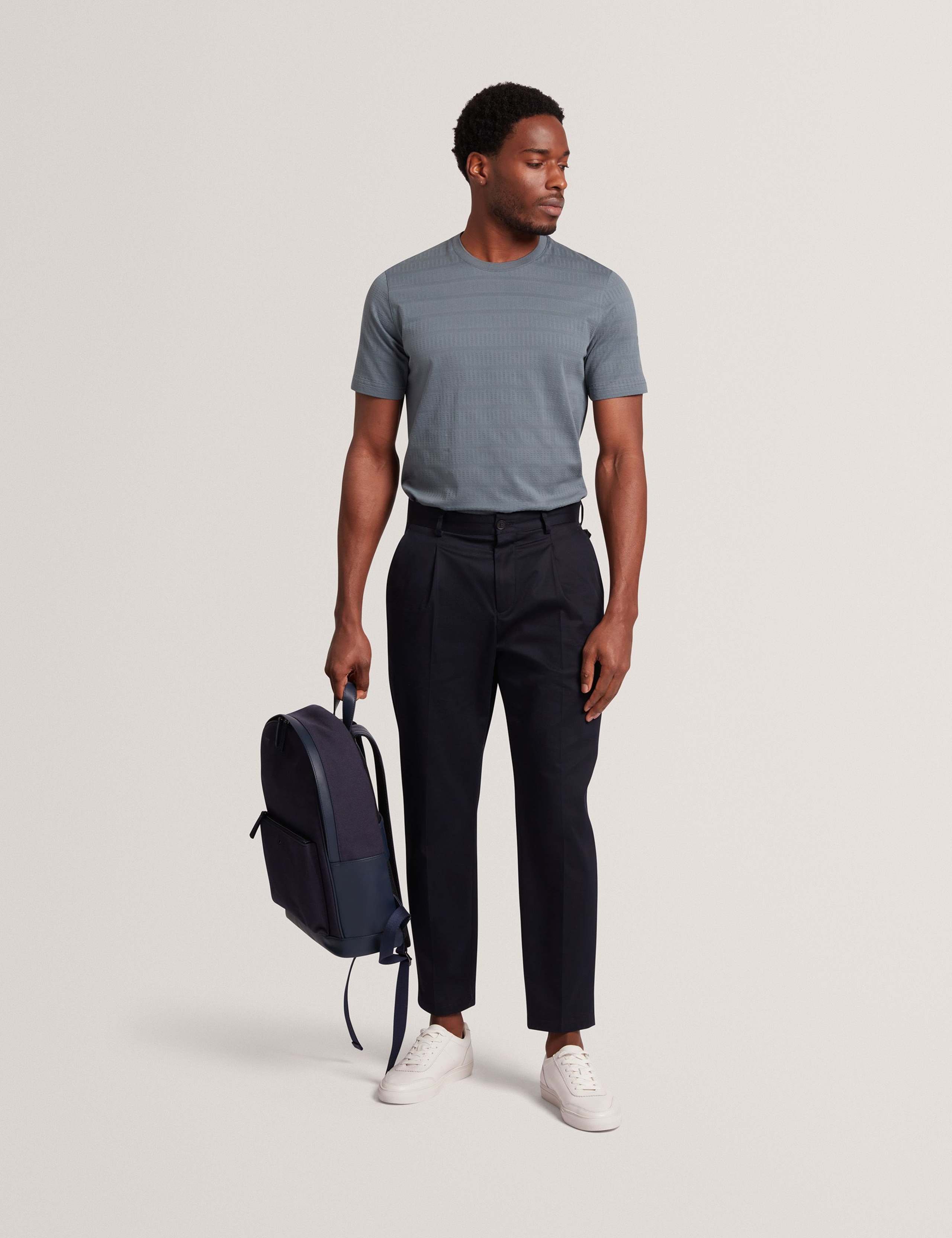 Pure Cotton Xadiel Crew Neck T-Shirt 5 of 7