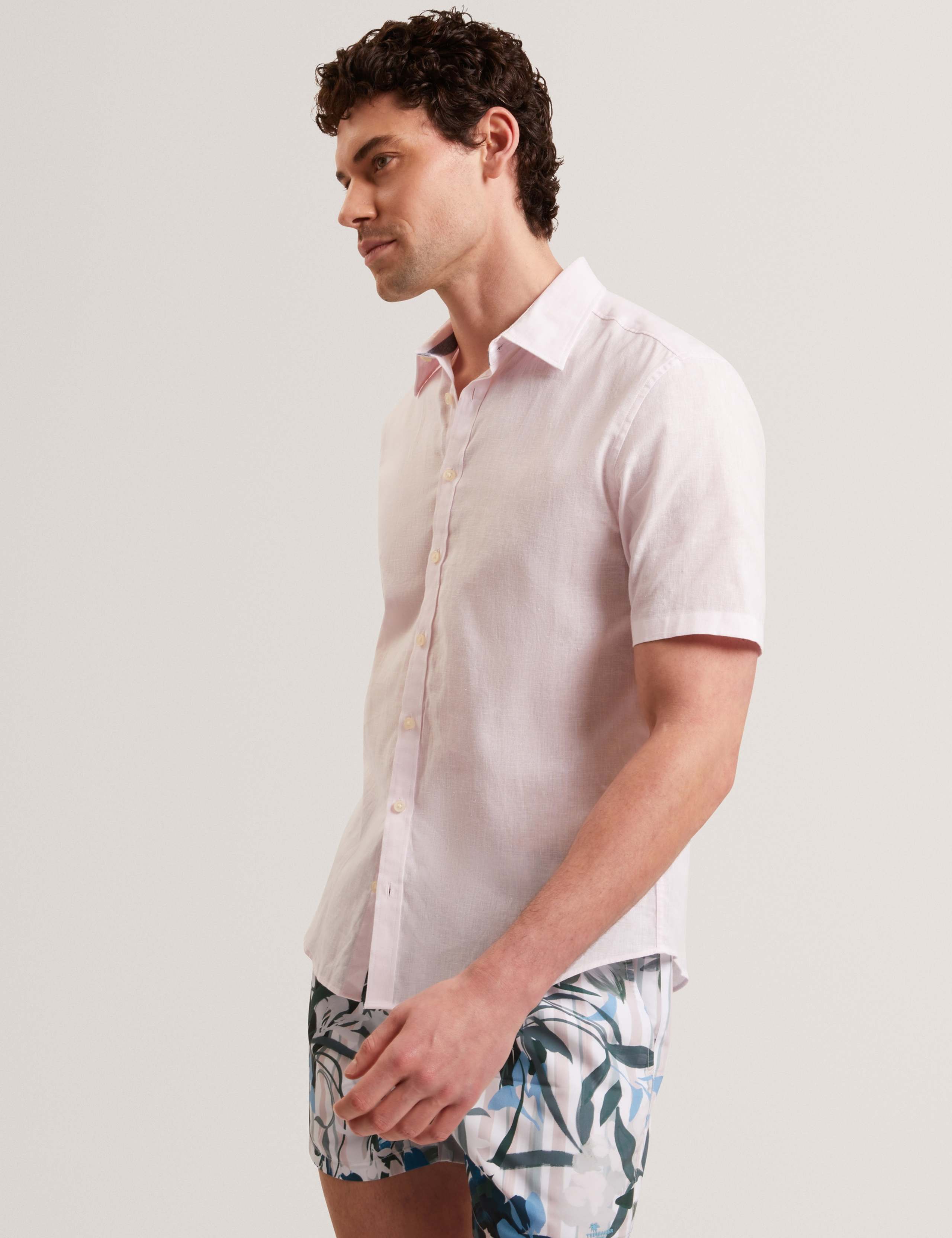 Cotton Linen Blend Wryte Short Sleeve Shirt 5 of 7