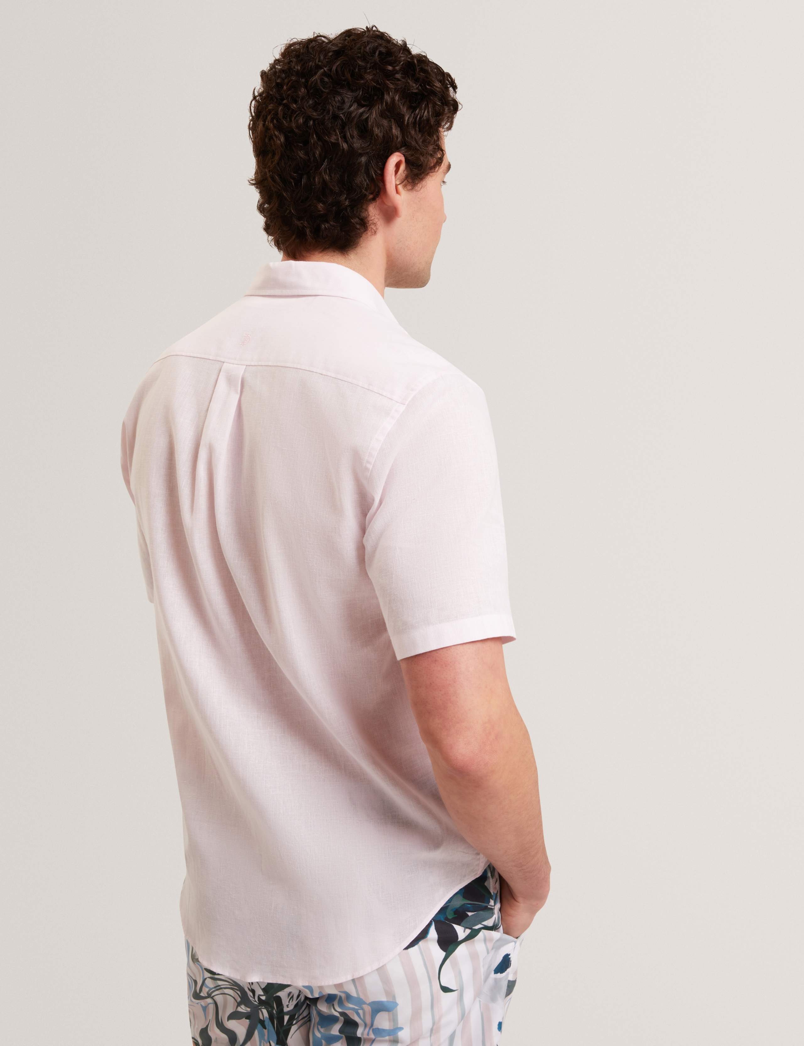Cotton Linen Blend Wryte Short Sleeve Shirt 6 of 7