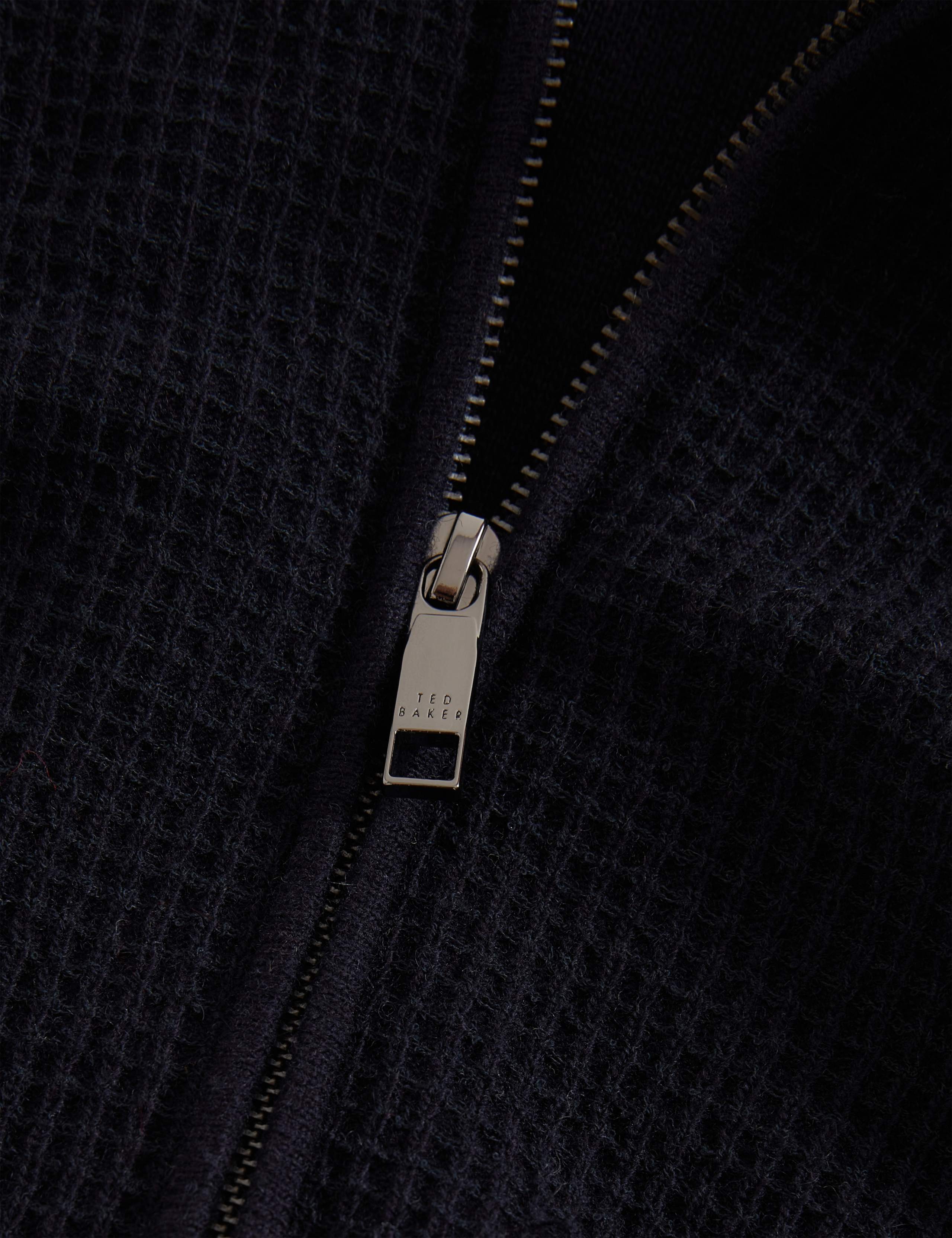 Wool Rich Textured Harrington Jacket 5 of 7