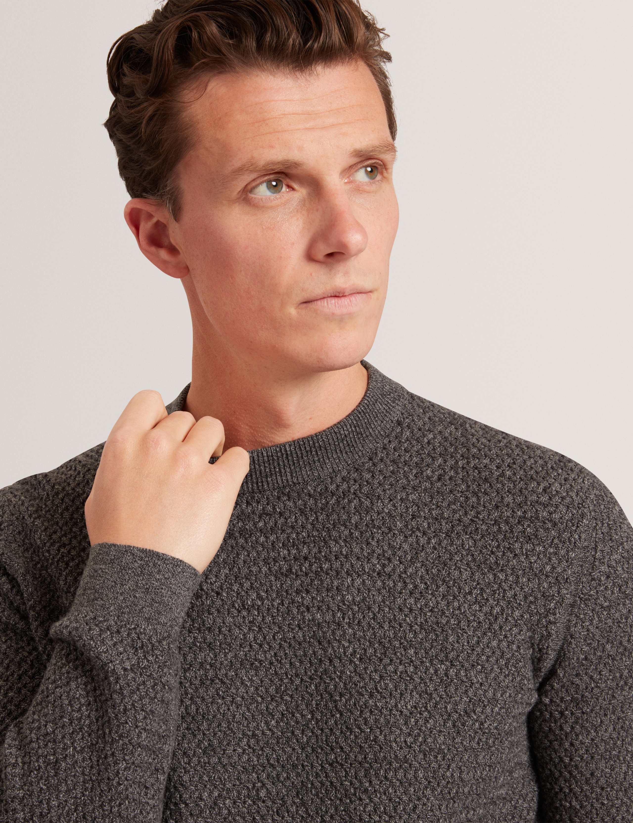 Cotton Rich Crew Neck Jumper 4 of 4