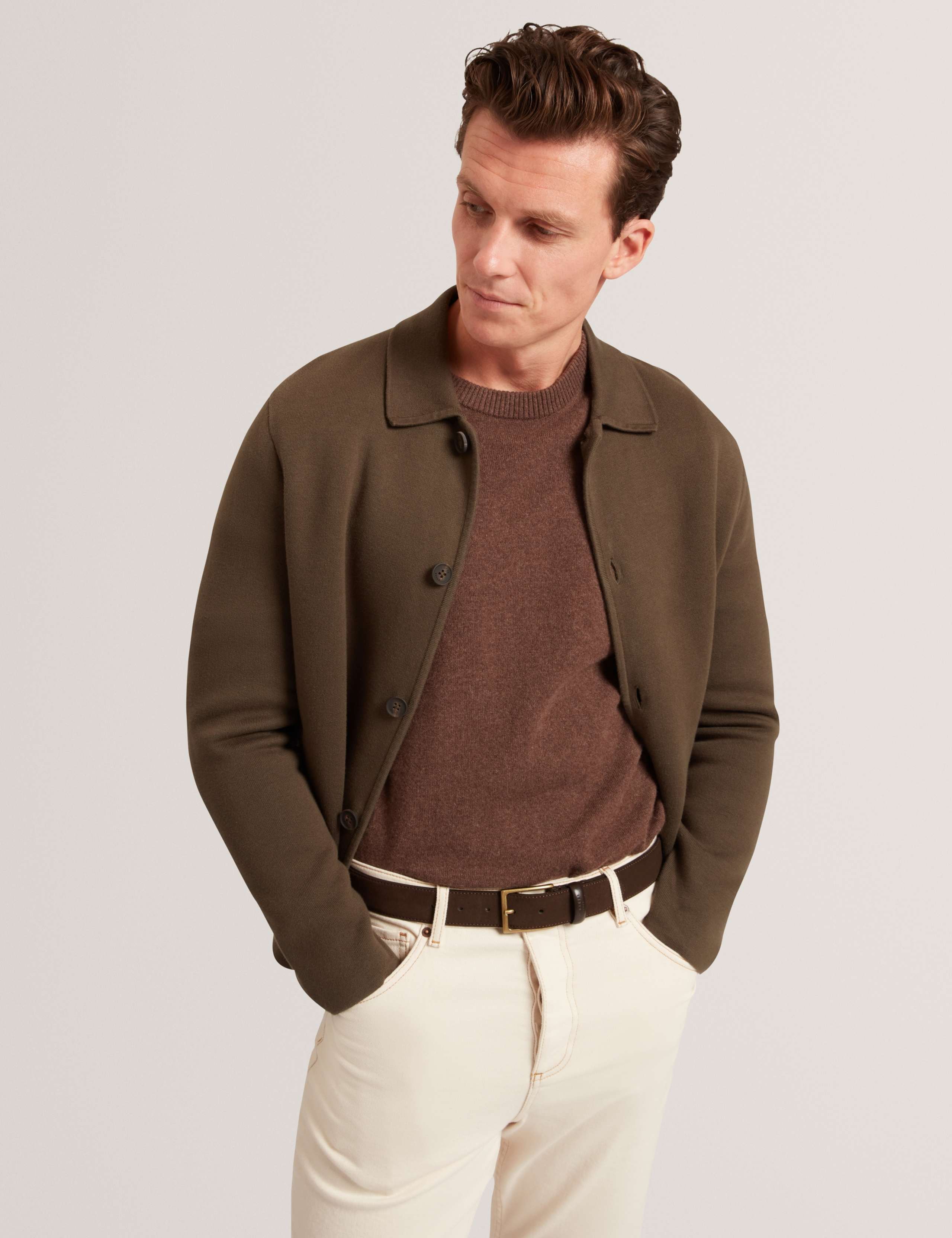 Pure Cotton Knitted Overshirt 3 of 7