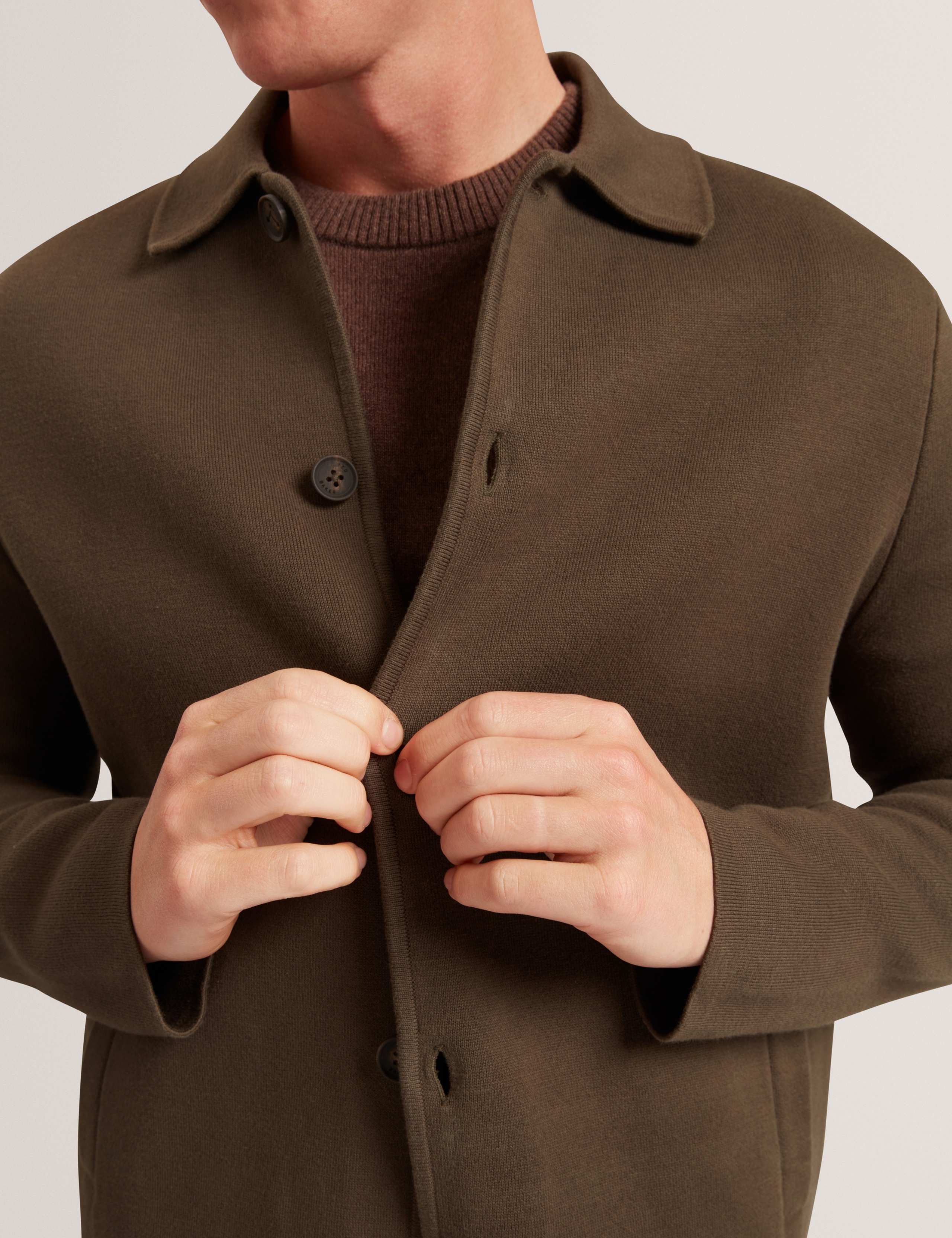 Pure Cotton Knitted Overshirt 4 of 7