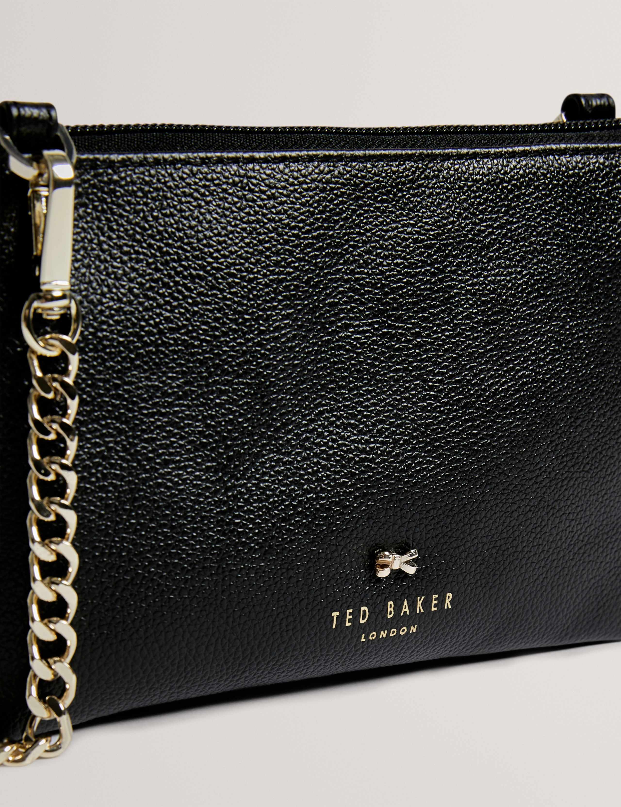 Leather Chain Strap Cross Body Bag 2 of 5