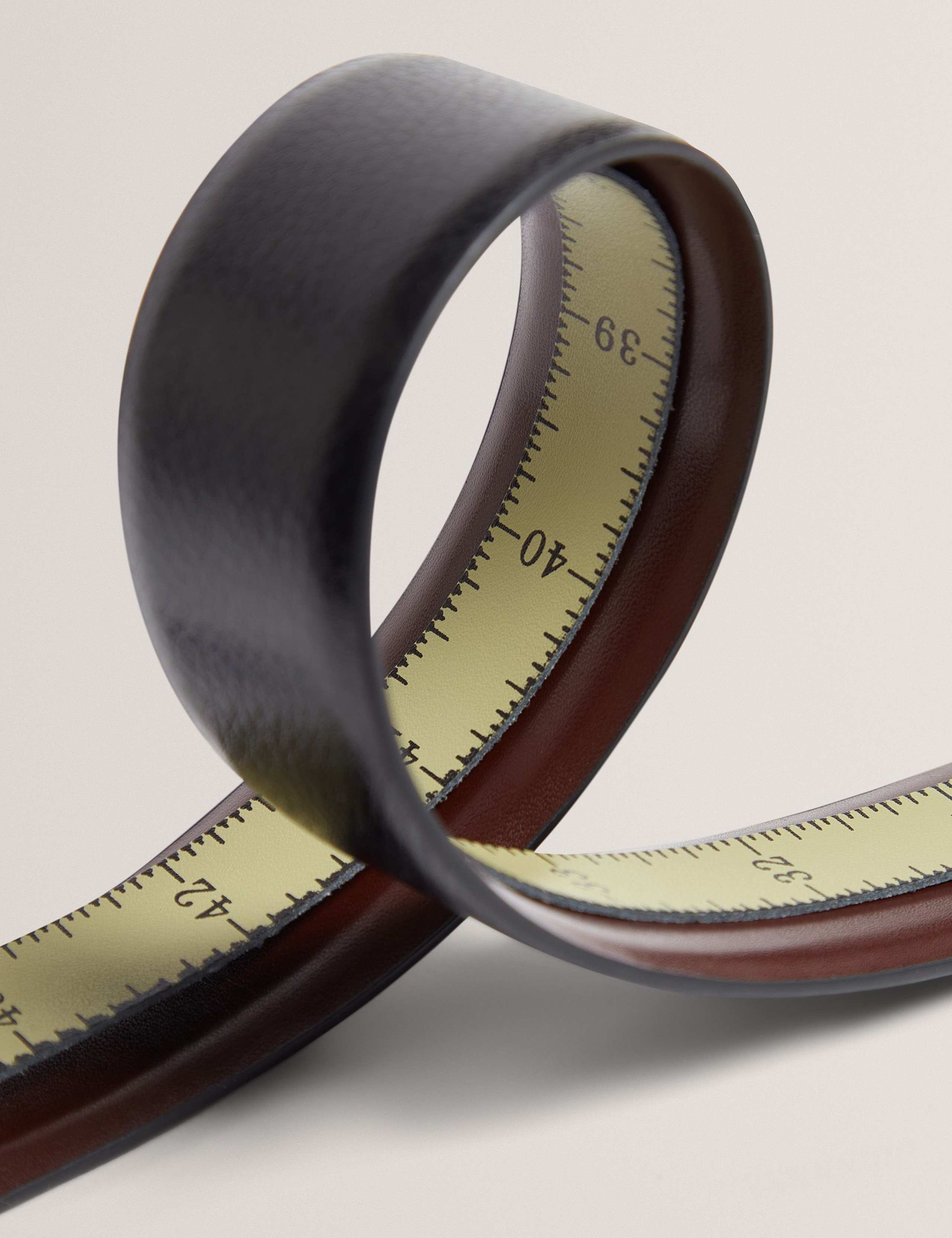 Rectangular Buckle Reversible Casual Belt 2 of 3