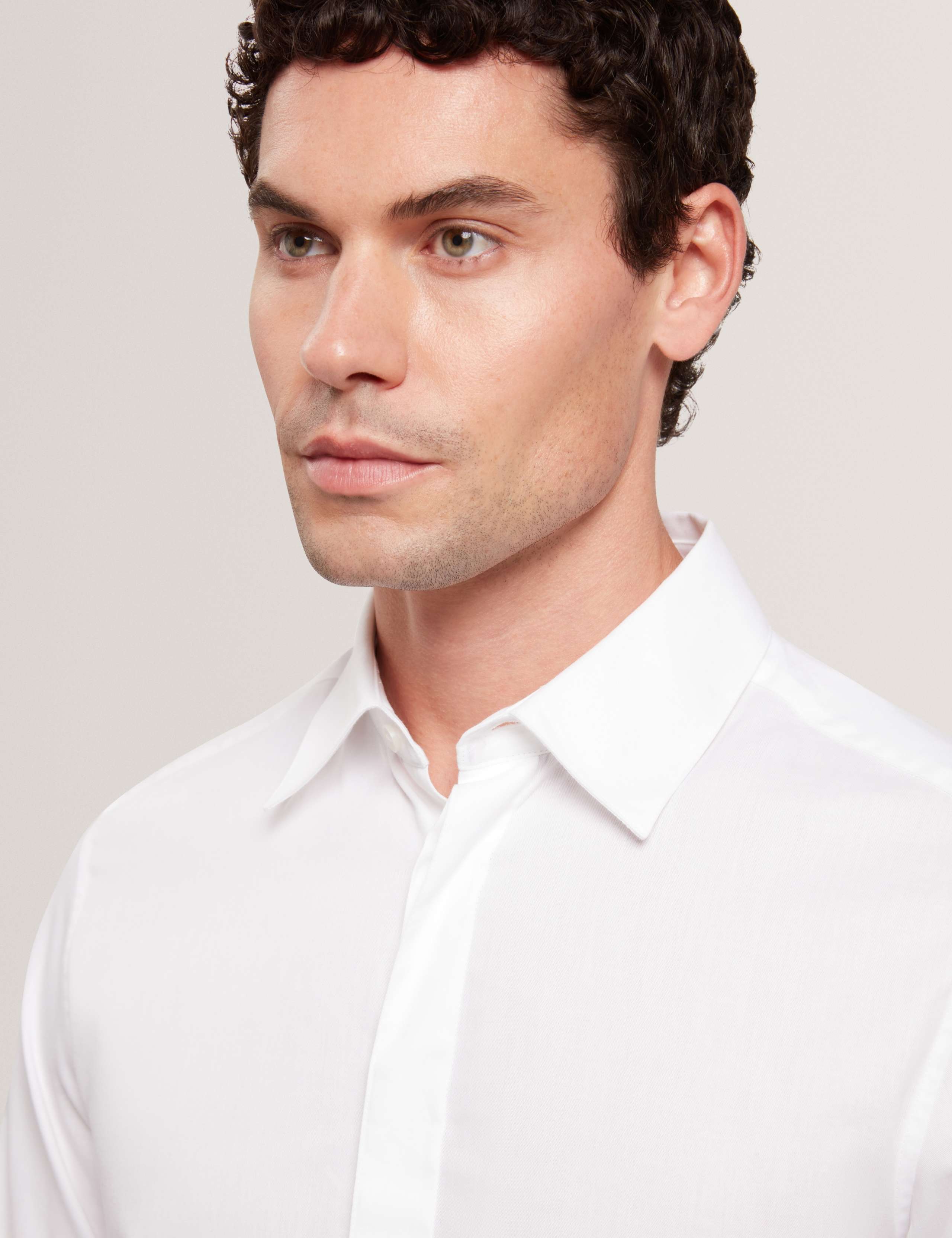 Regular Fit Pure Cotton Twill Dress Shirt 3 of 7