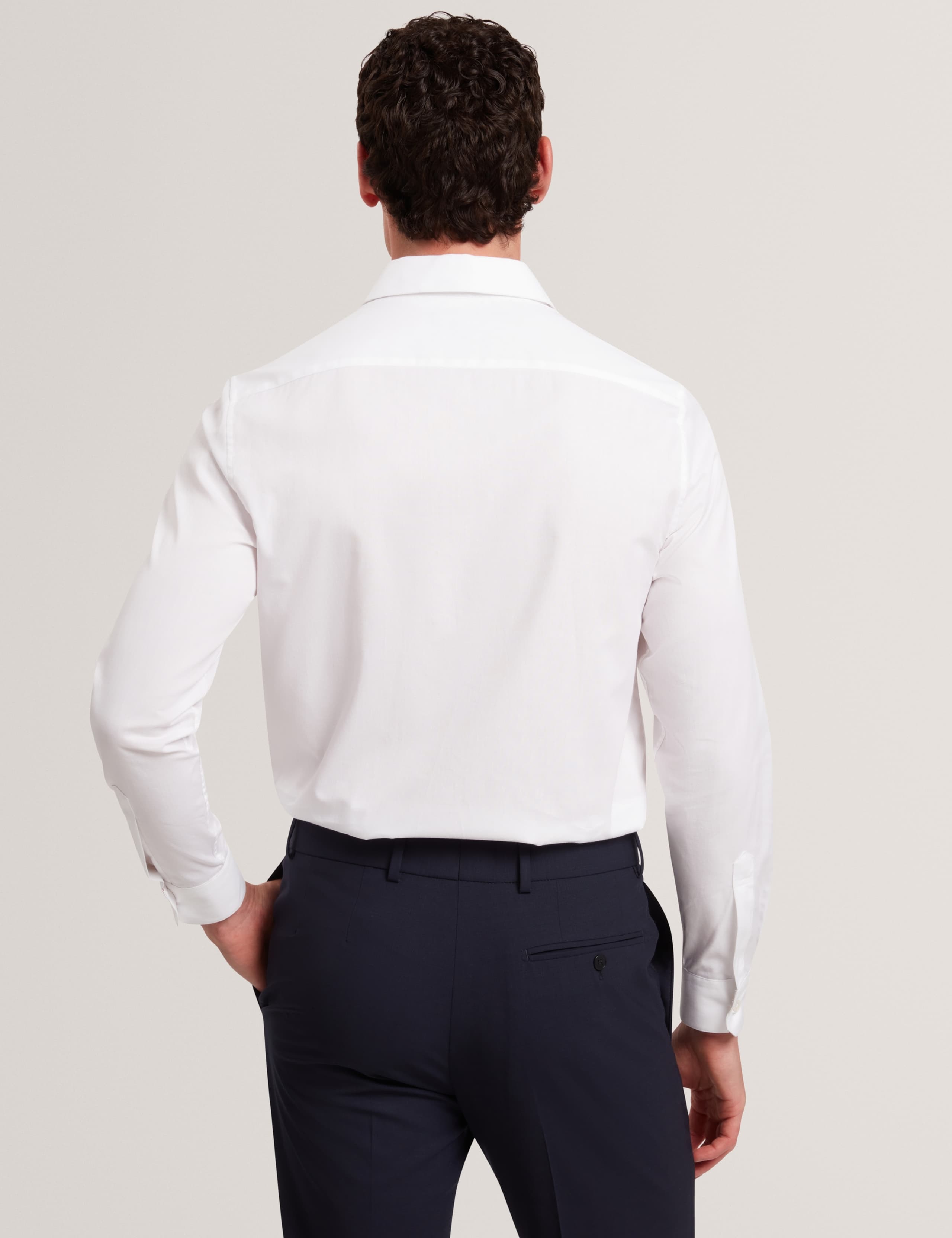 Regular Fit Pure Cotton Twill Dress Shirt 7 of 7