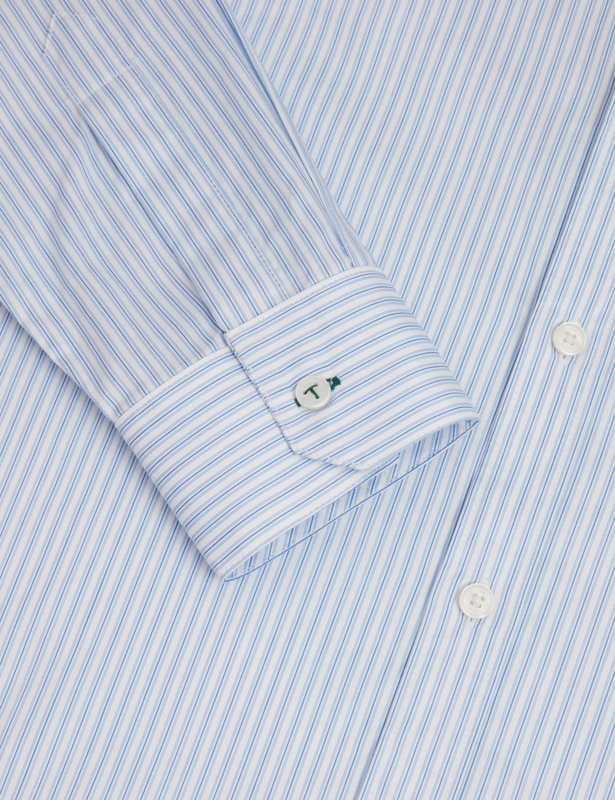 Regular Fit Pure Cotton Striped Dress Shirt 5 of 7