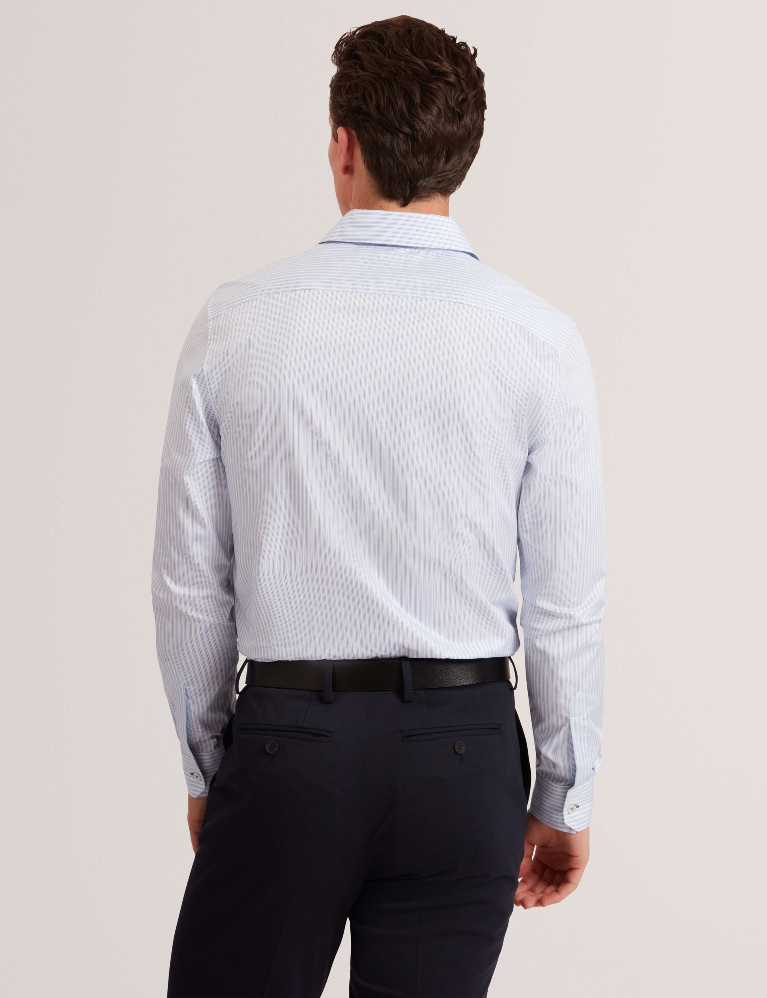 Regular Fit Pure Cotton Striped Dress Shirt 6 of 7