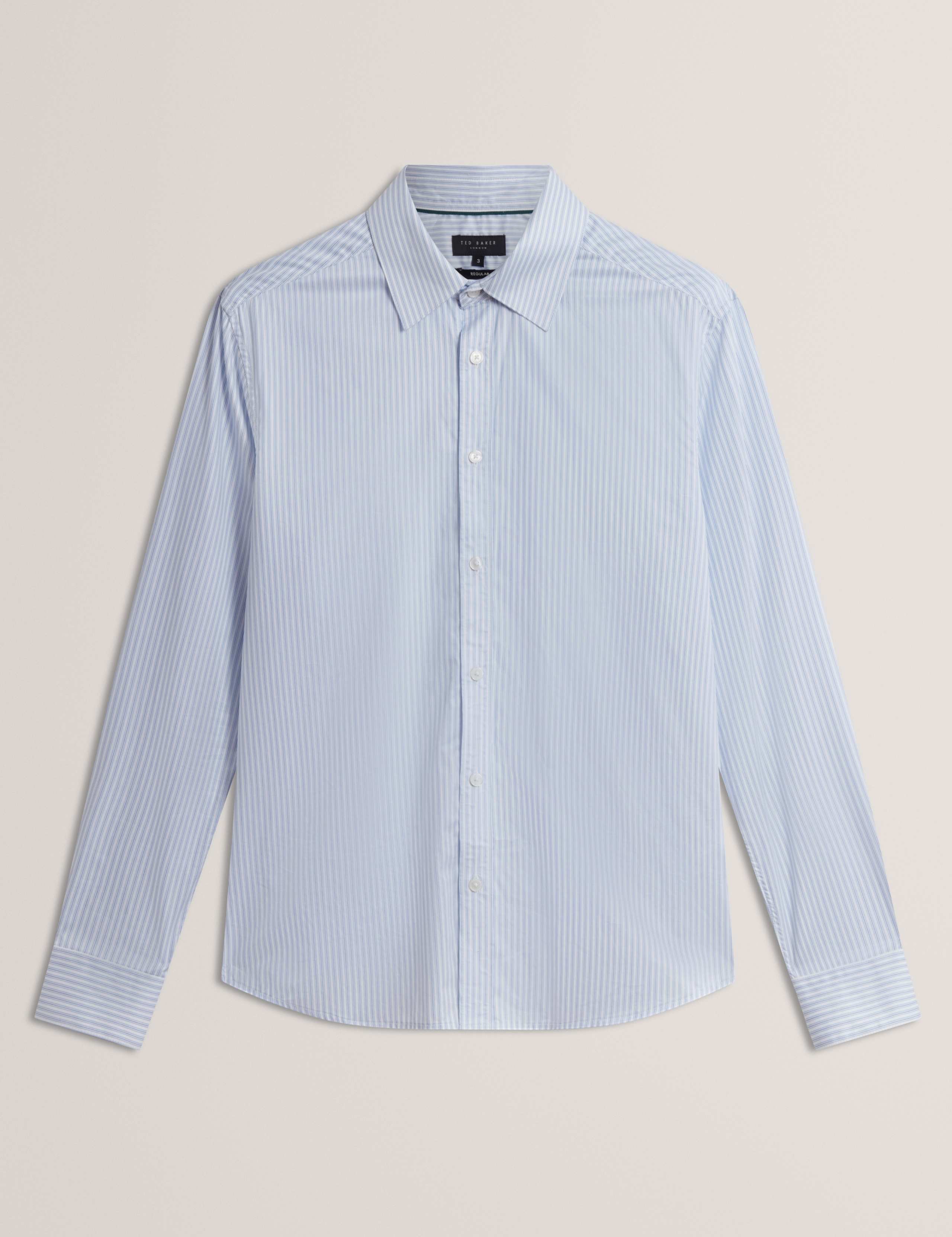 Regular Fit Pure Cotton Striped Dress Shirt 2 of 7