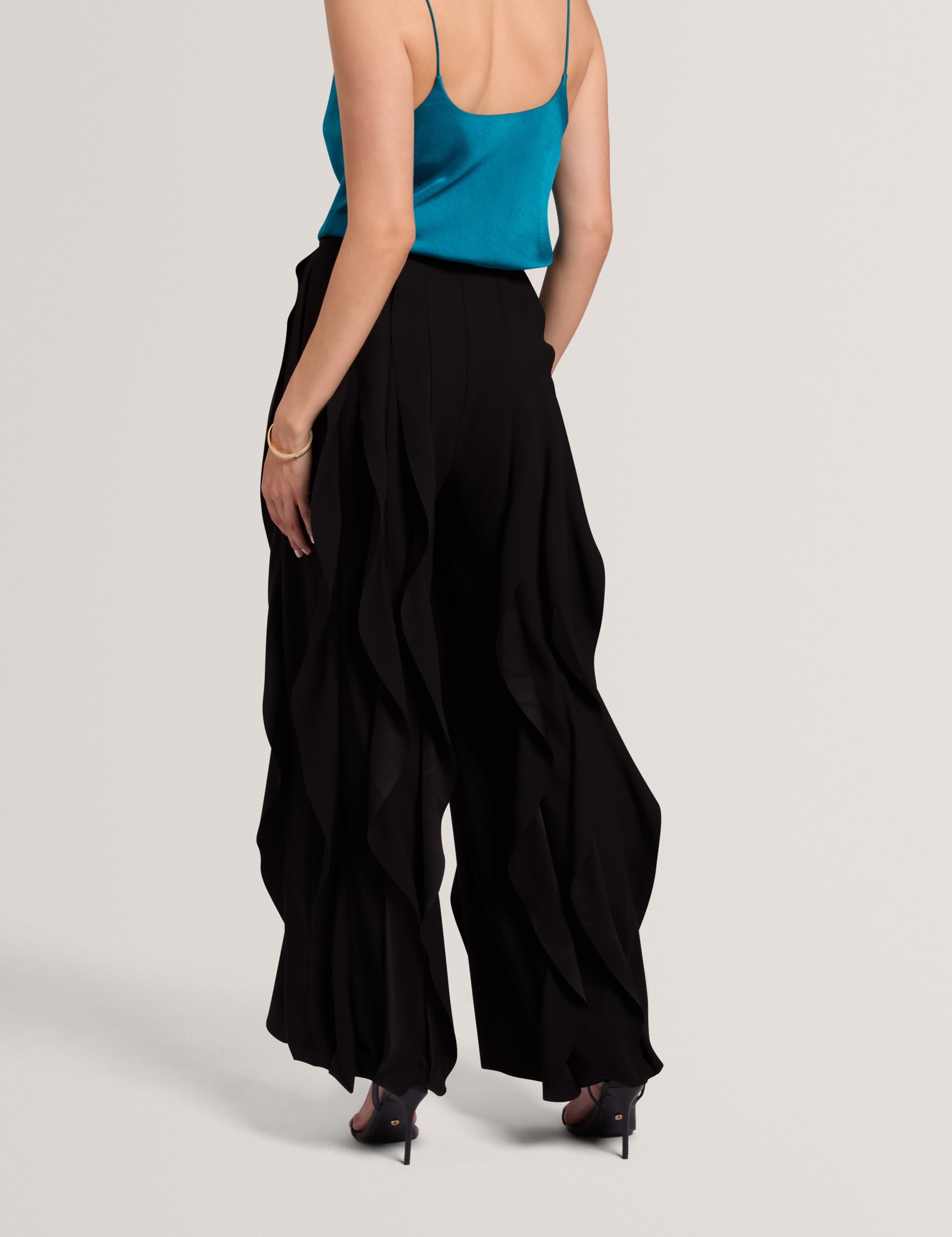Ruffle Wide Leg Trousers 4 of 7