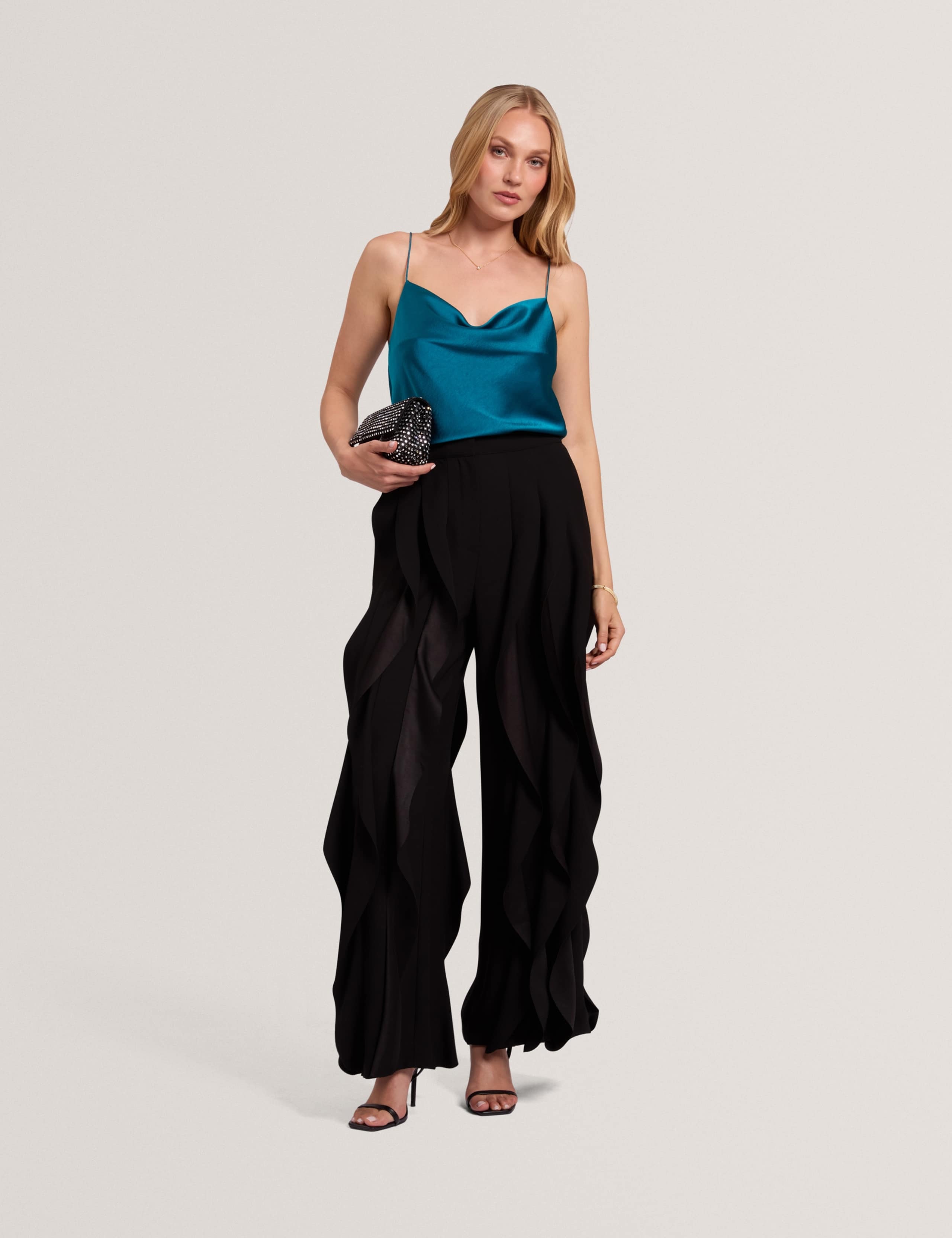 Ruffle Wide Leg Trousers 5 of 7