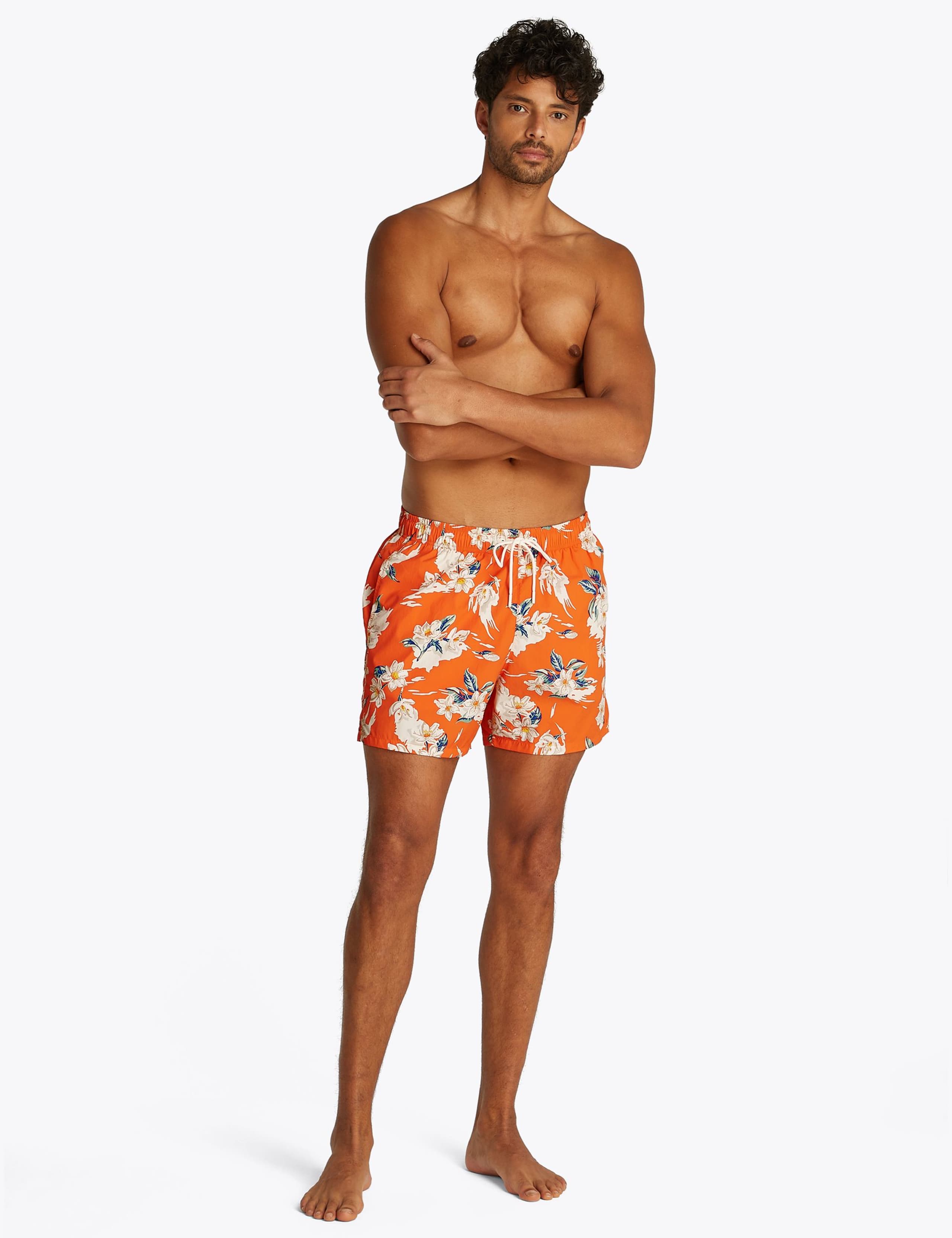 Essentials Floral Swim Shorts 3 of 4