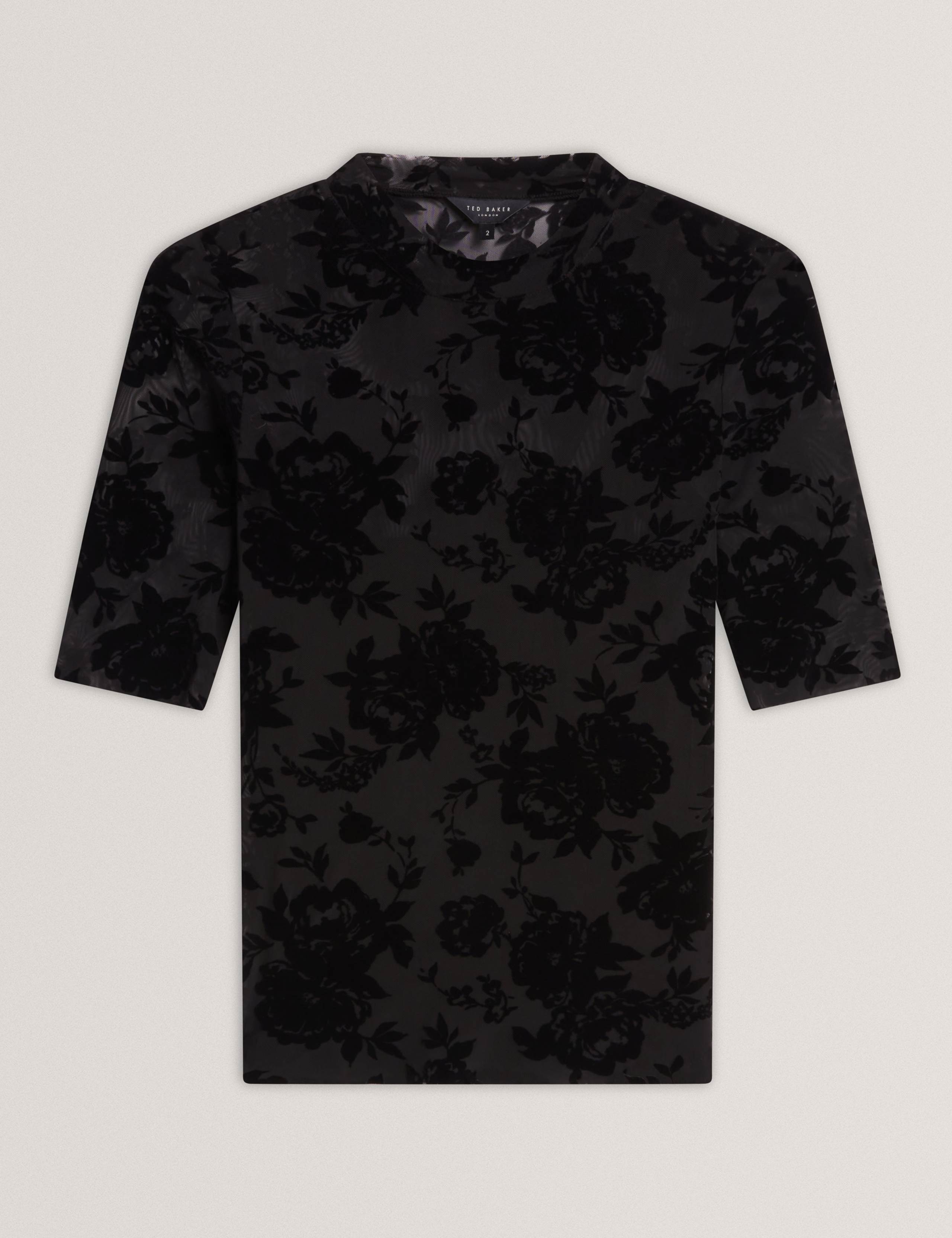 Floral Devoré T-Shirt 2 of 7