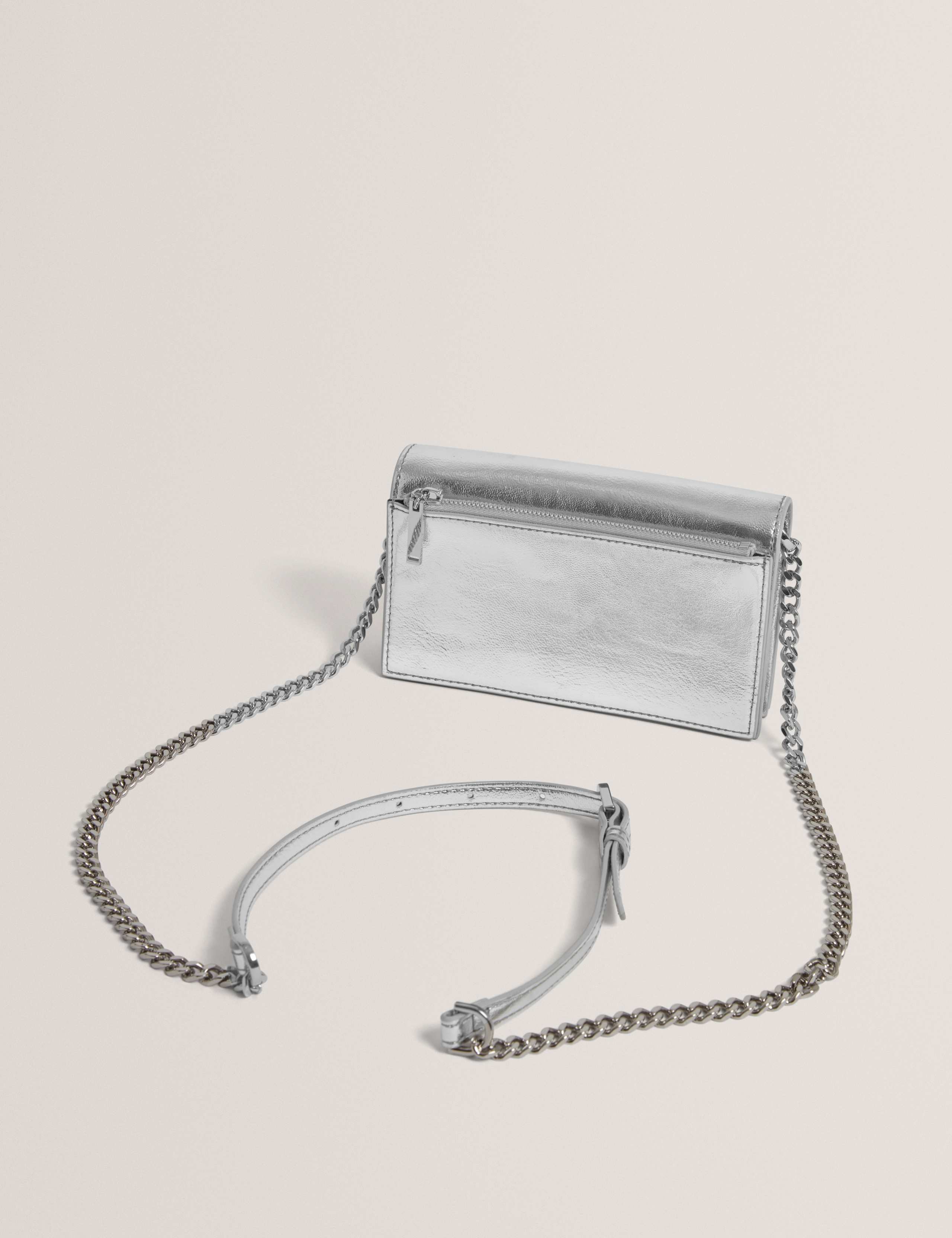 Patent Finish Cross Body Bag 4 of 5