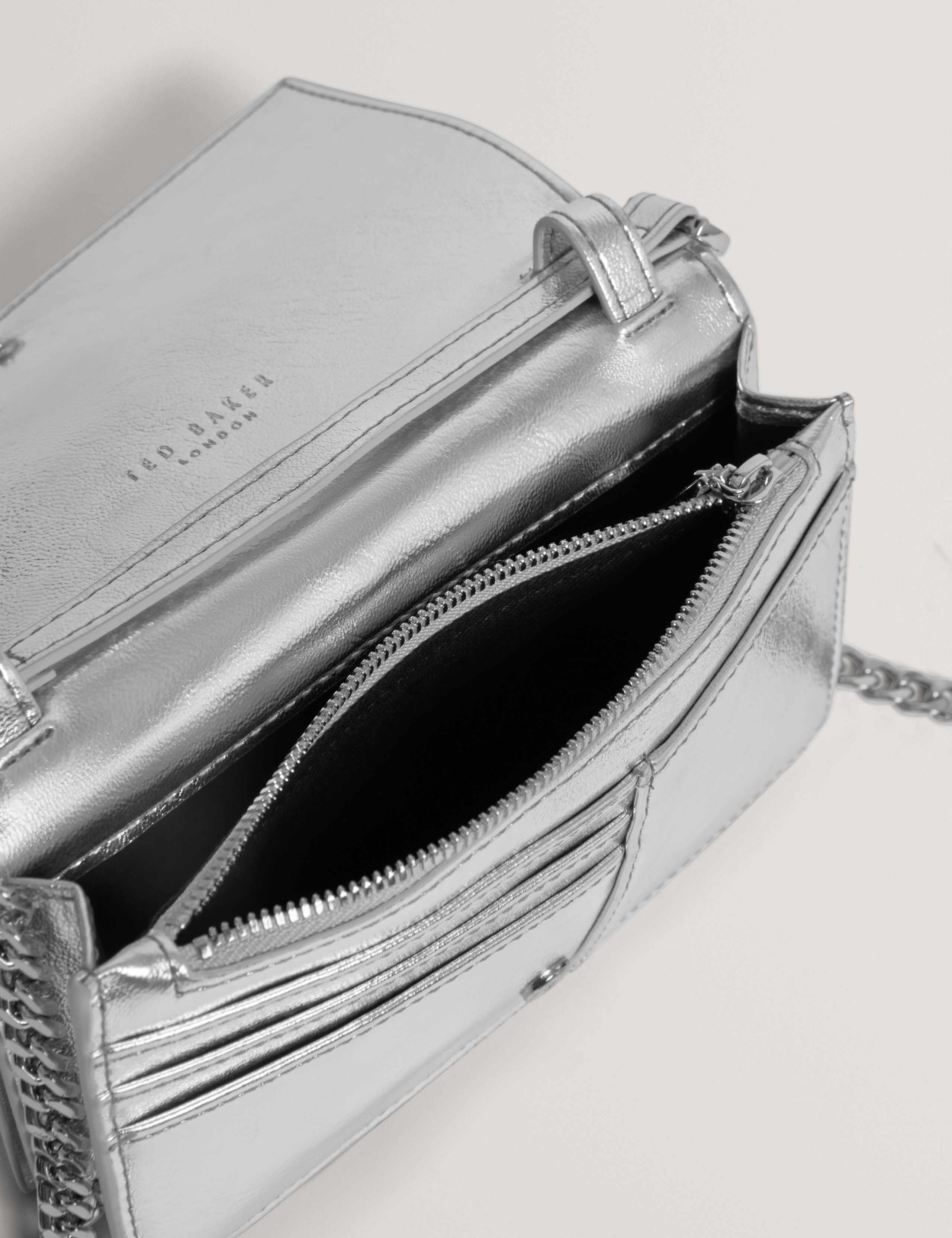 Patent Finish Cross Body Bag 5 of 5