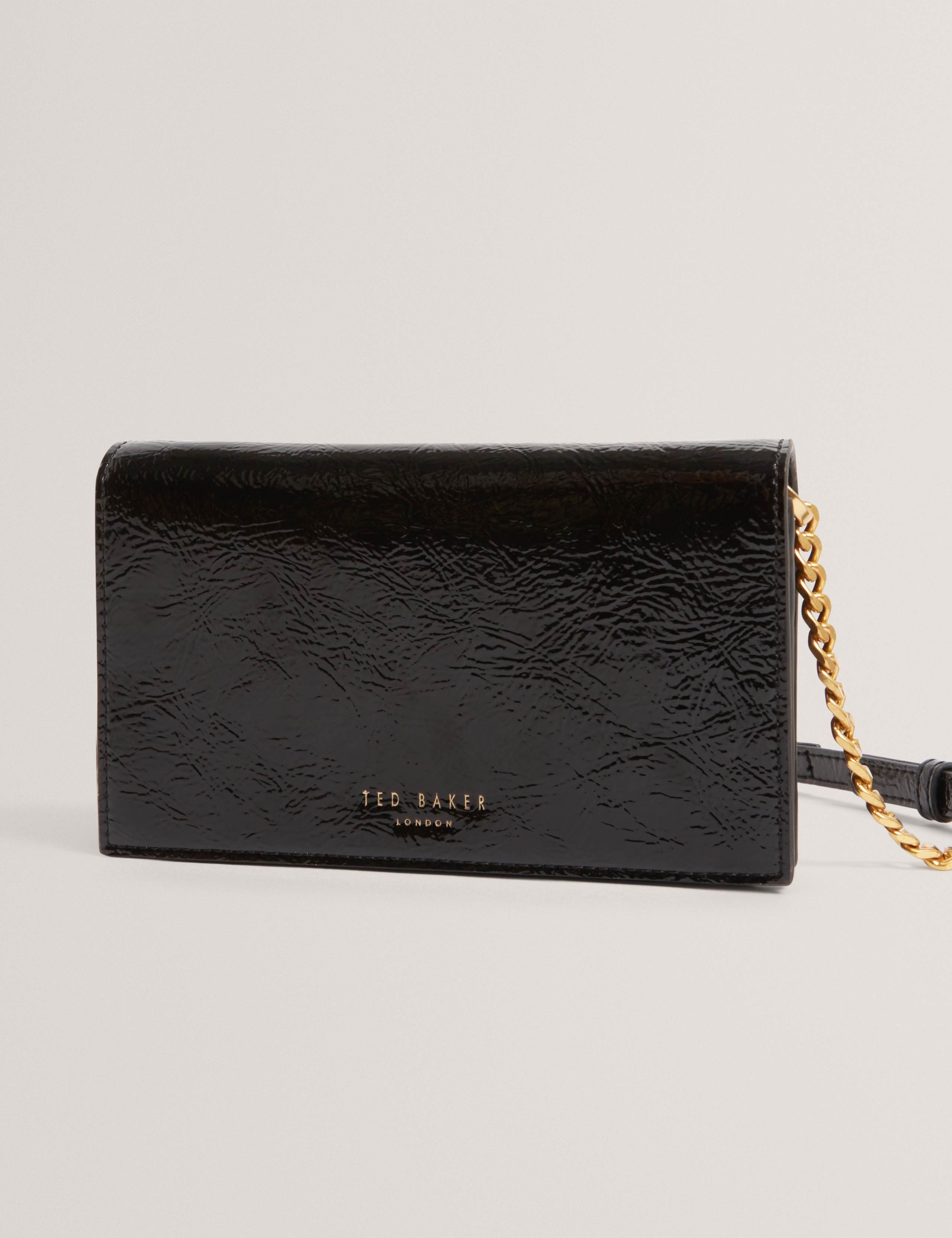 Patent Finish Cross Body Bag 3 of 5