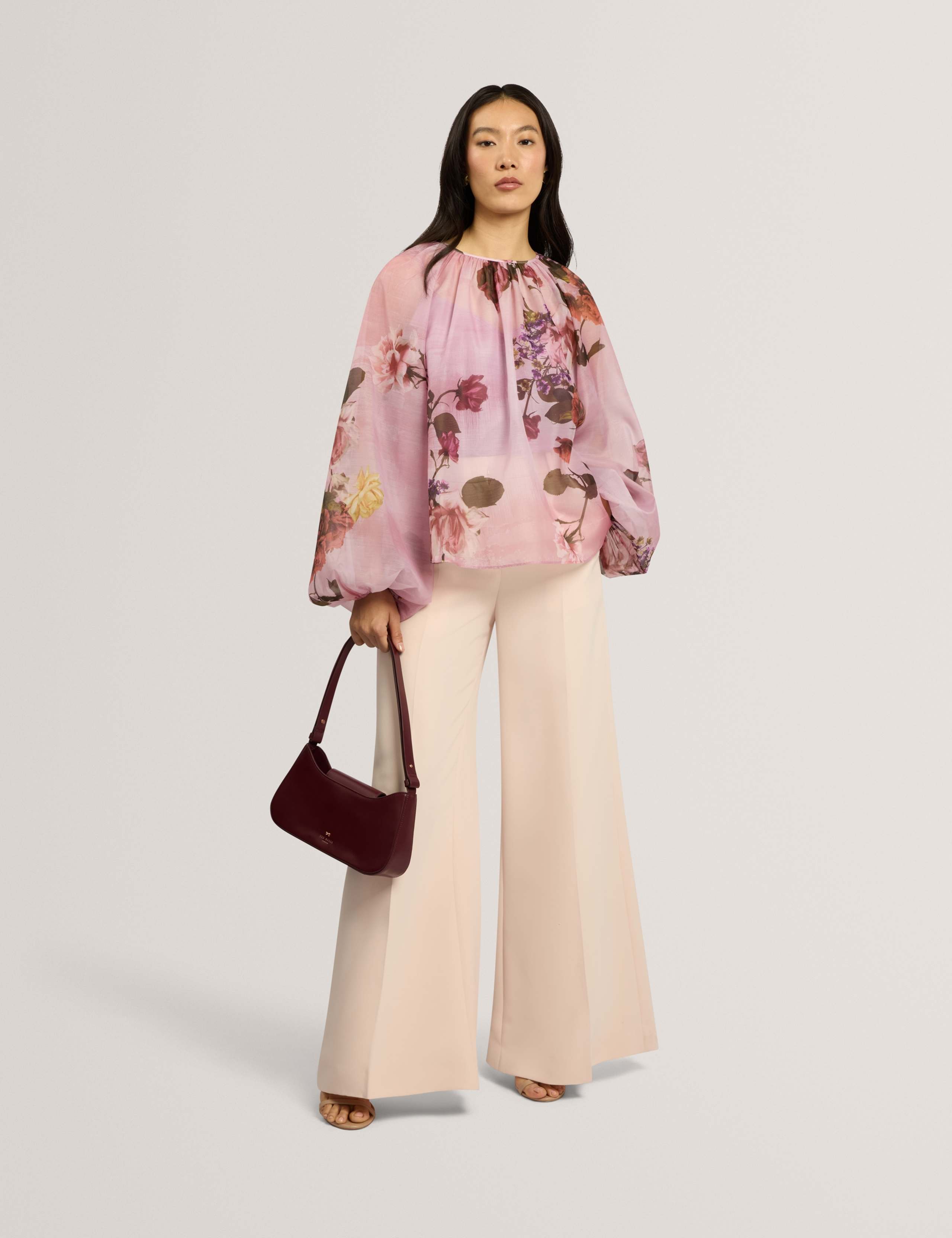 Floral Puff Sleeve Blouse 3 of 7