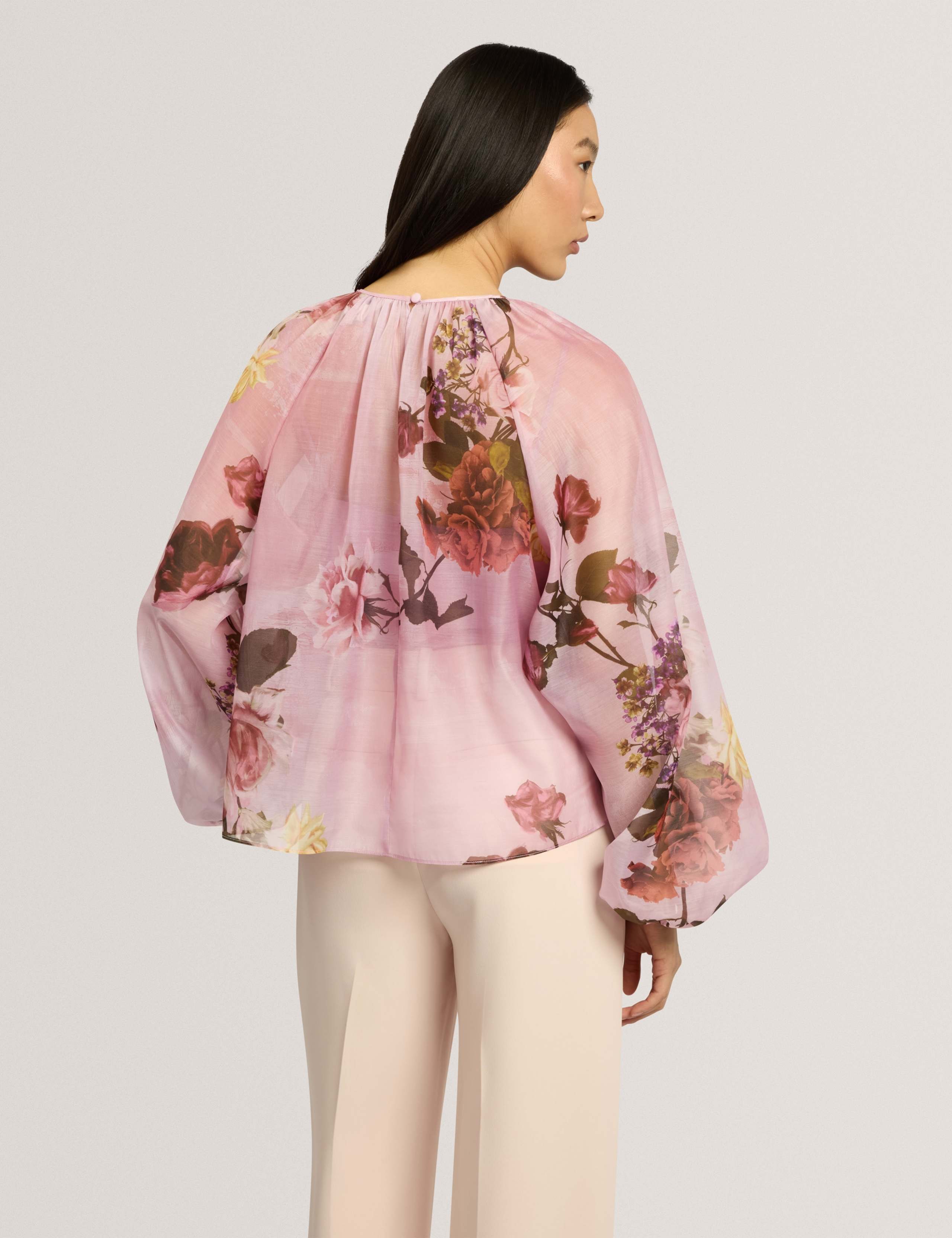 Floral Puff Sleeve Blouse 4 of 7